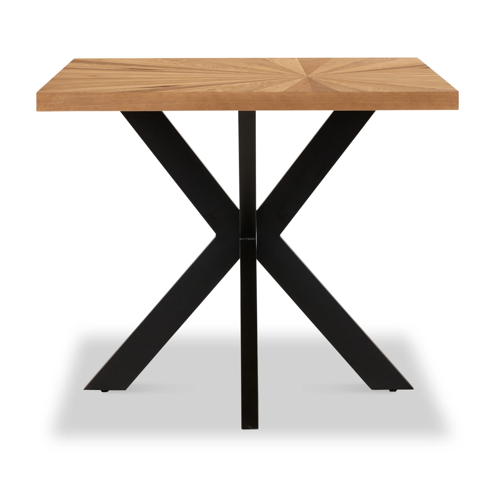 Sunburst Oak 180cm Rectangular Dining Table - Image 5