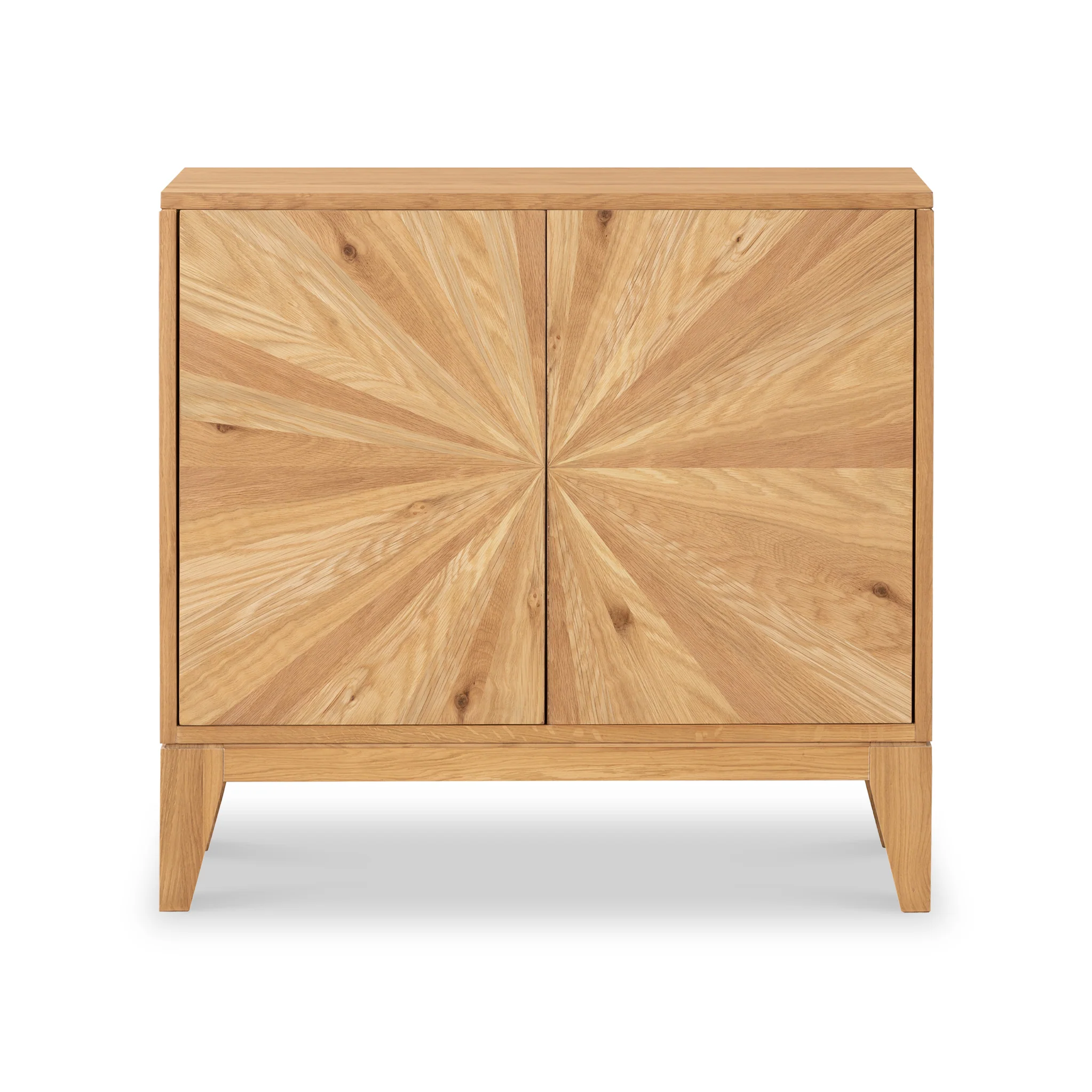 Sunburst Oak 2 Door Sideboard - Image 3