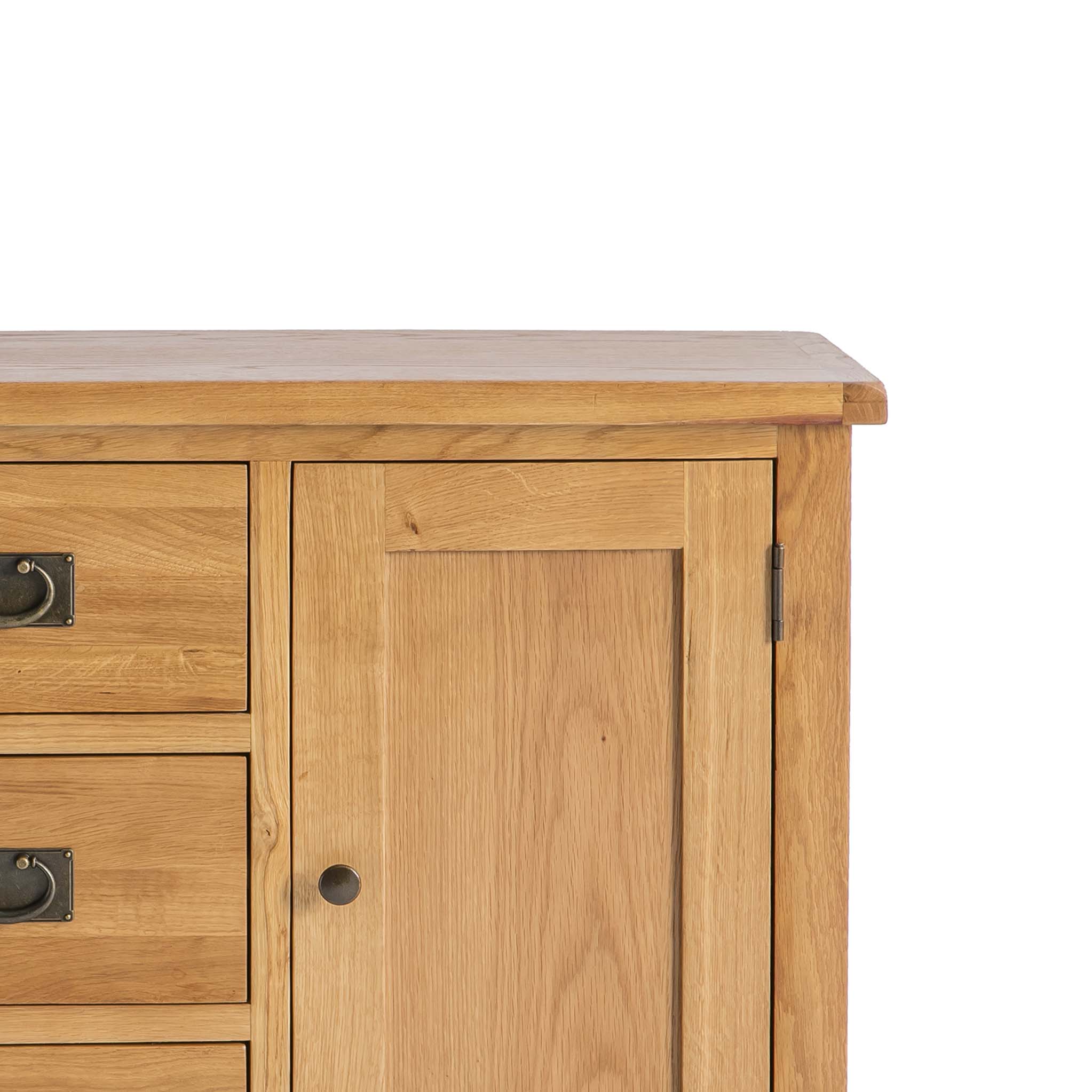 Surrey Oak 3 Drawer Sideboard - Image 7