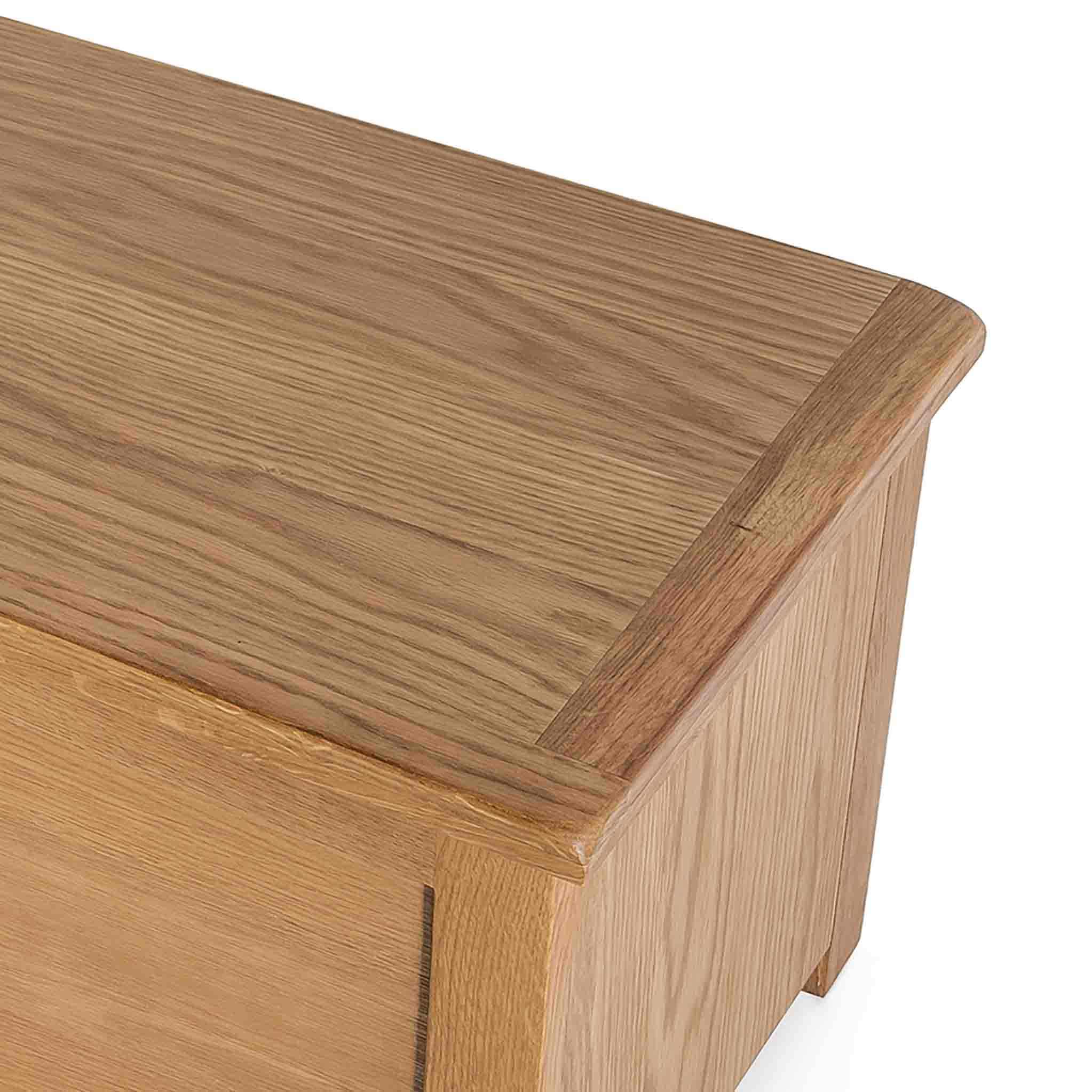 Surrey Oak Blanket Box - Image 11