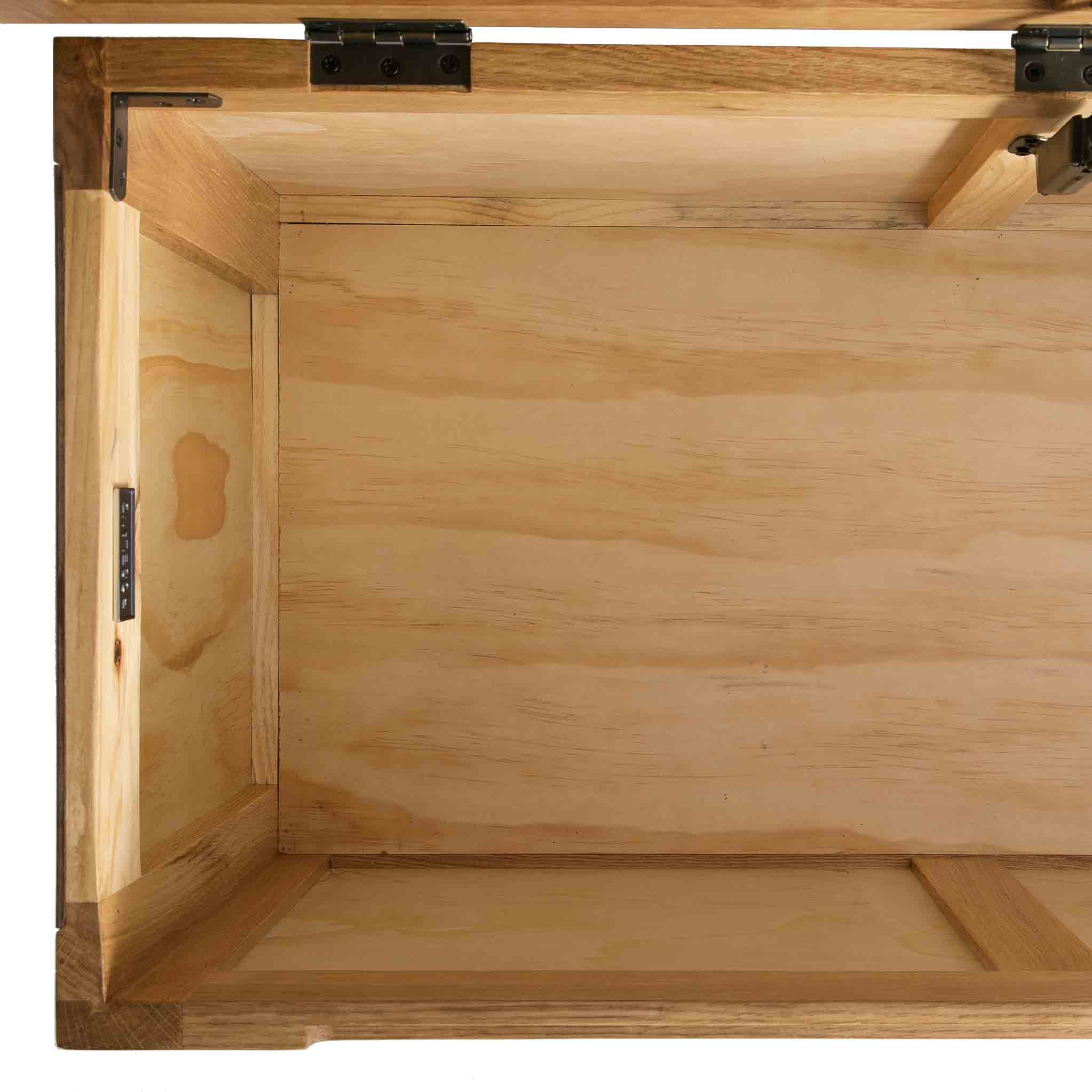 Surrey Oak Blanket Box - Image 17