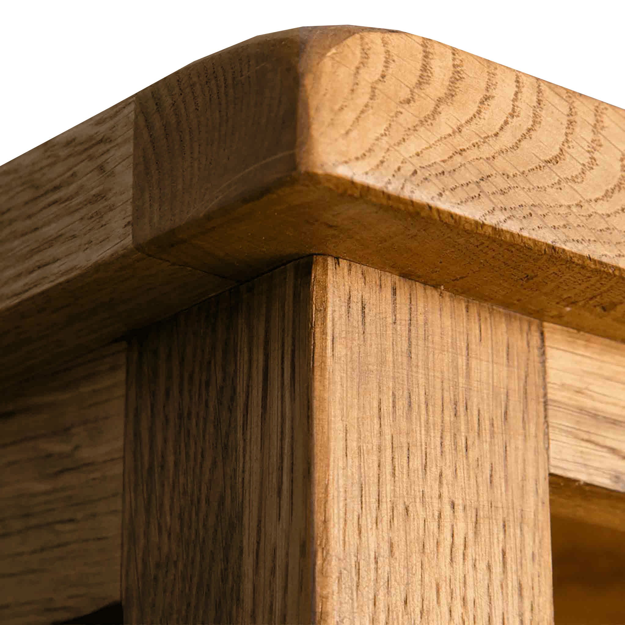 Surrey Oak Large Bookcase - Image 9