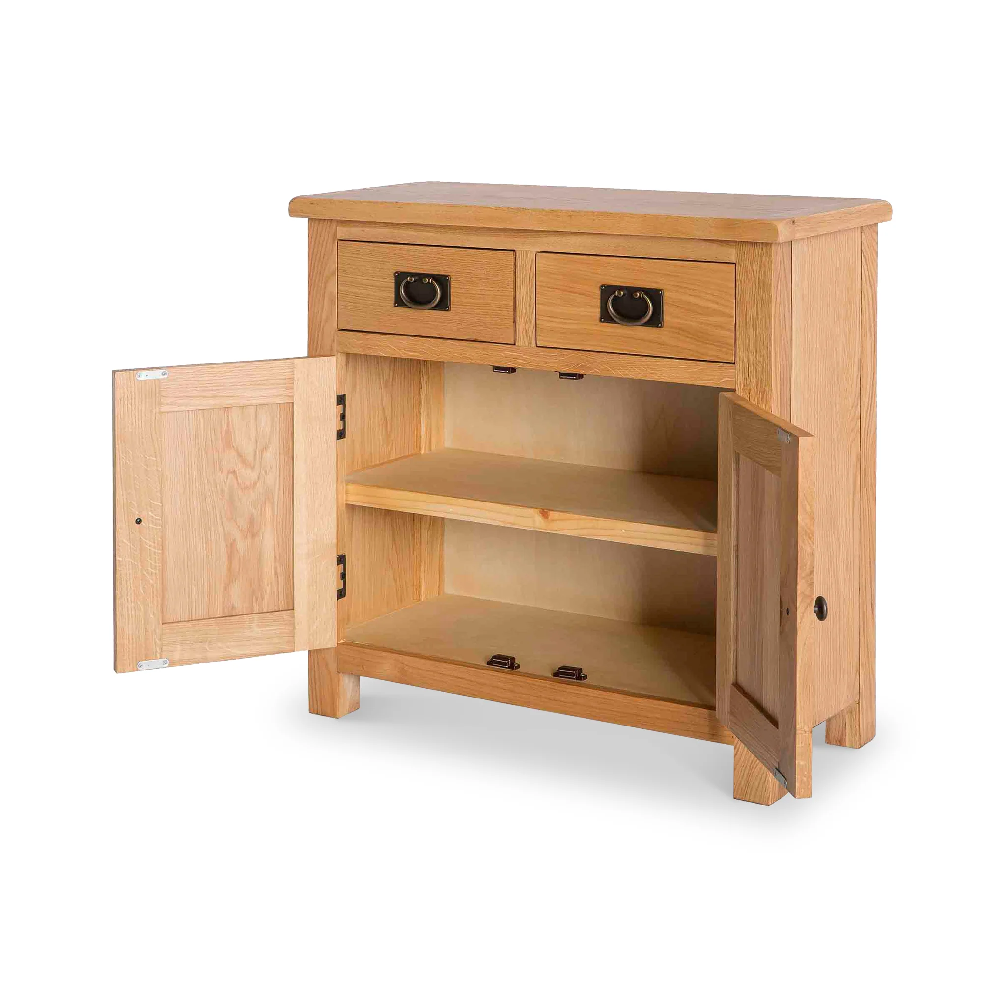 Surrey Oak Mini Sideboard - Image 5