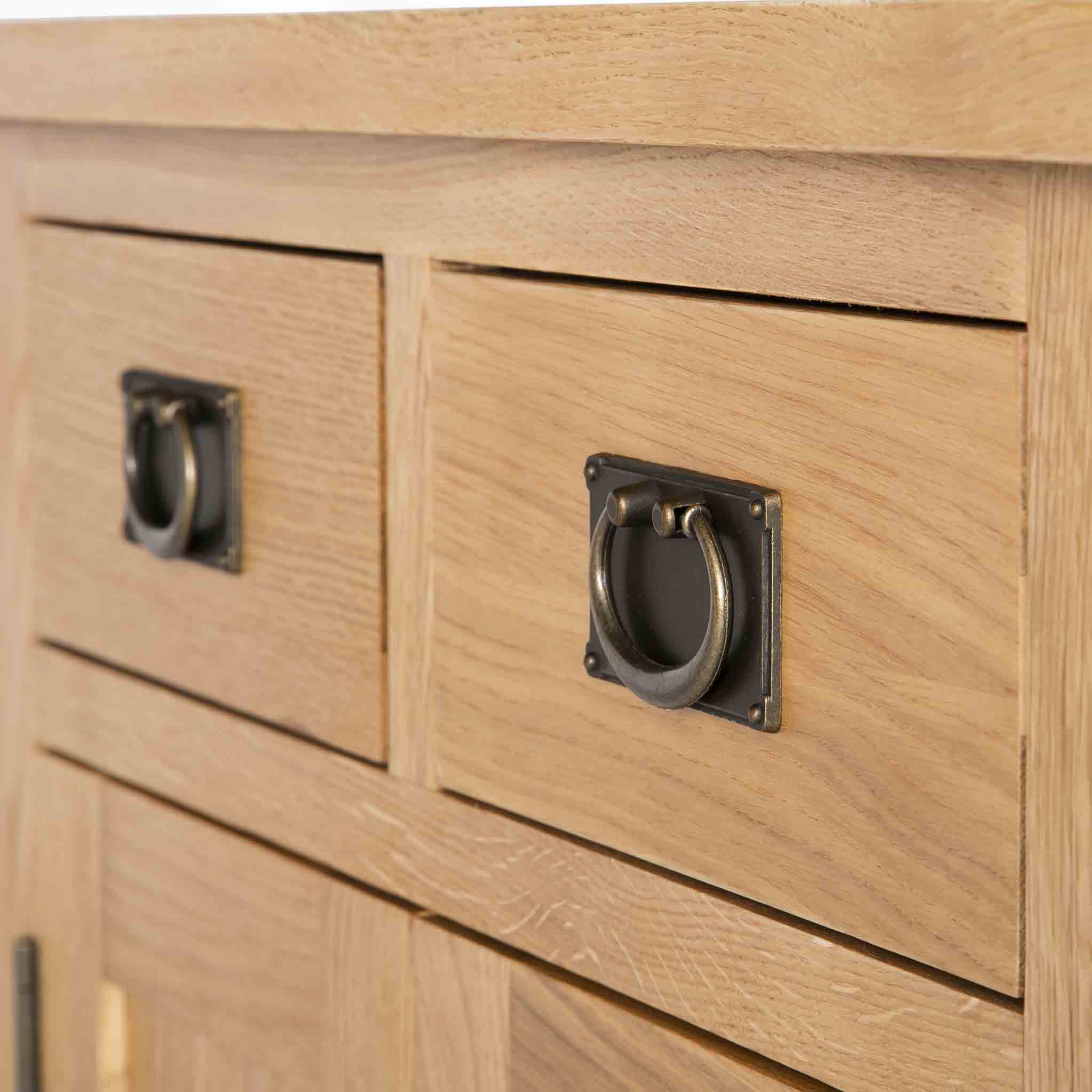 Surrey Oak Mini Sideboard - Image 8