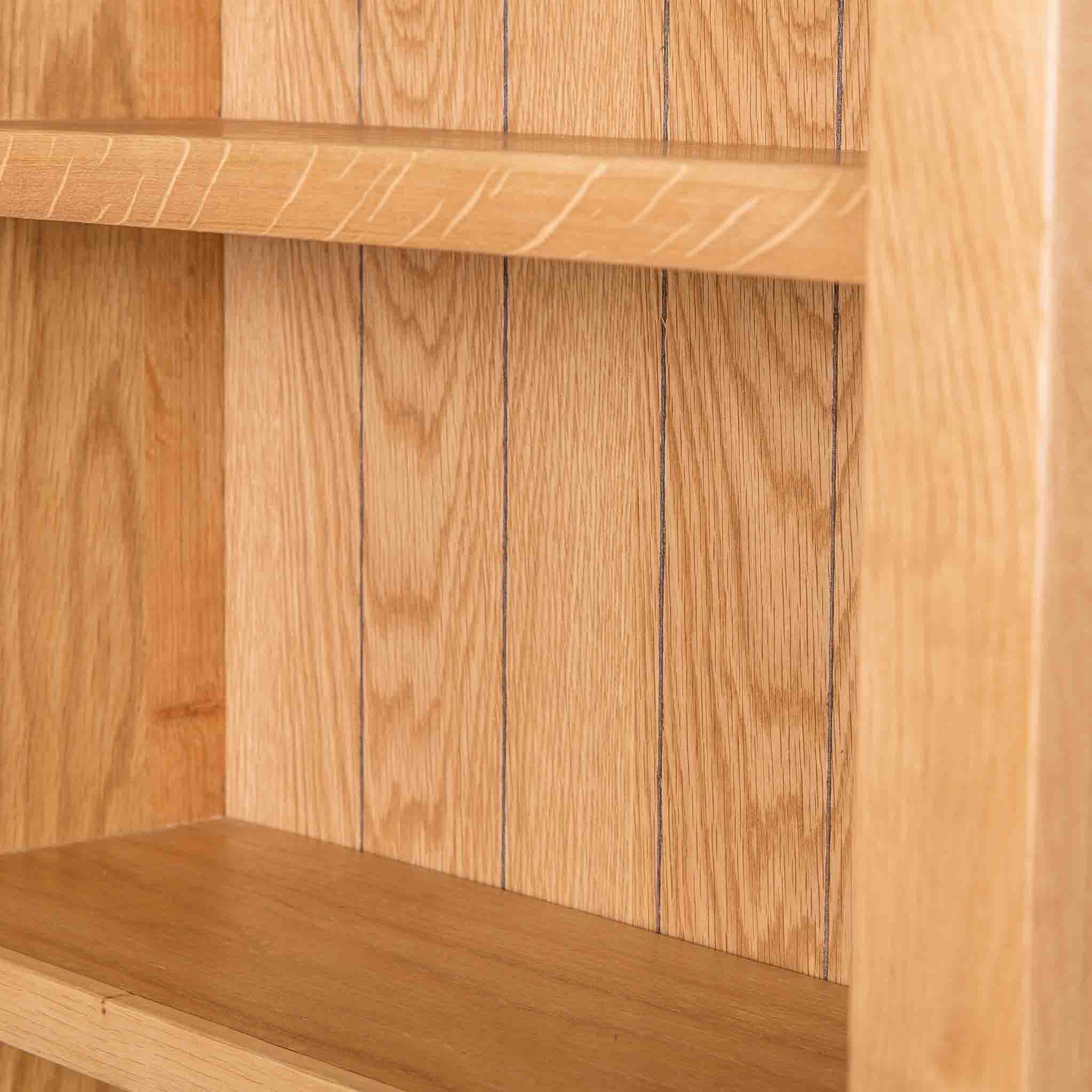 Surrey Oak Slim Bookcase - Image 10