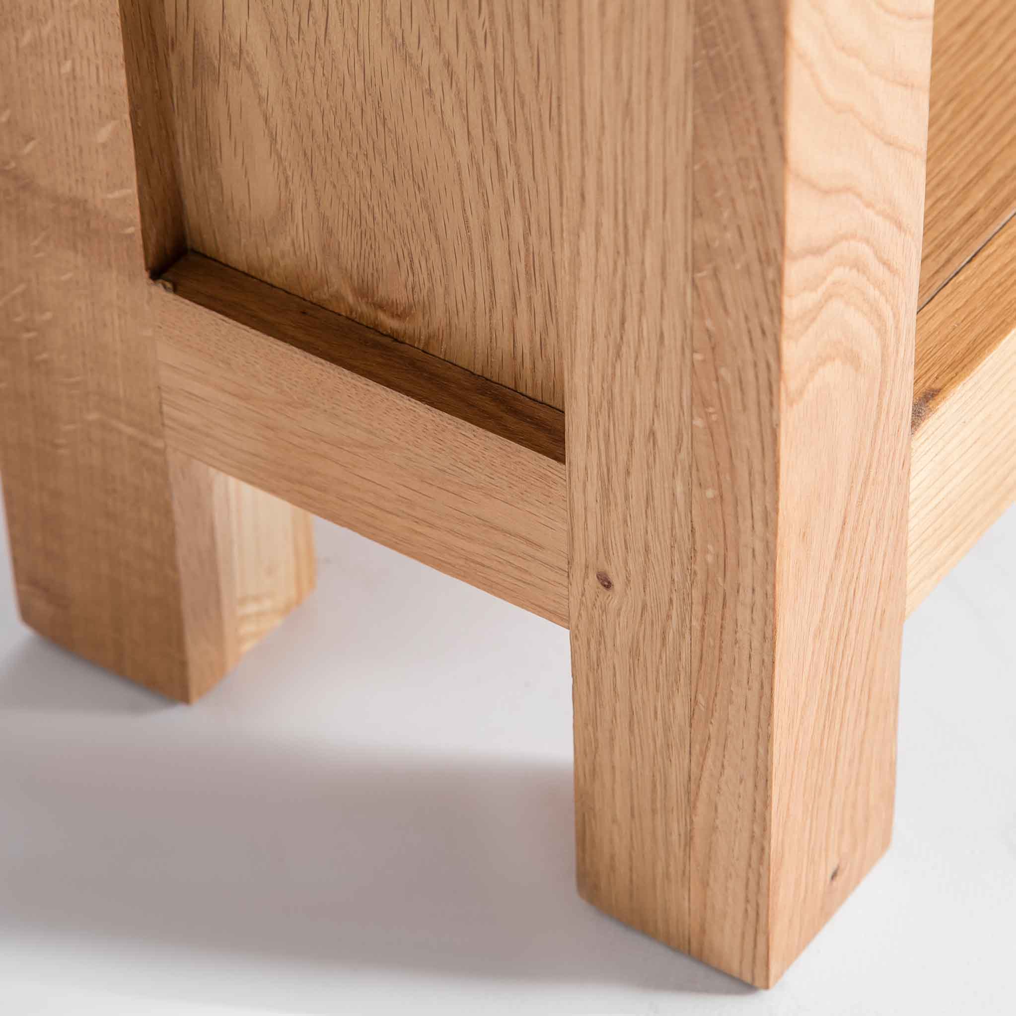 Surrey Oak Slim Bookcase - Image 20