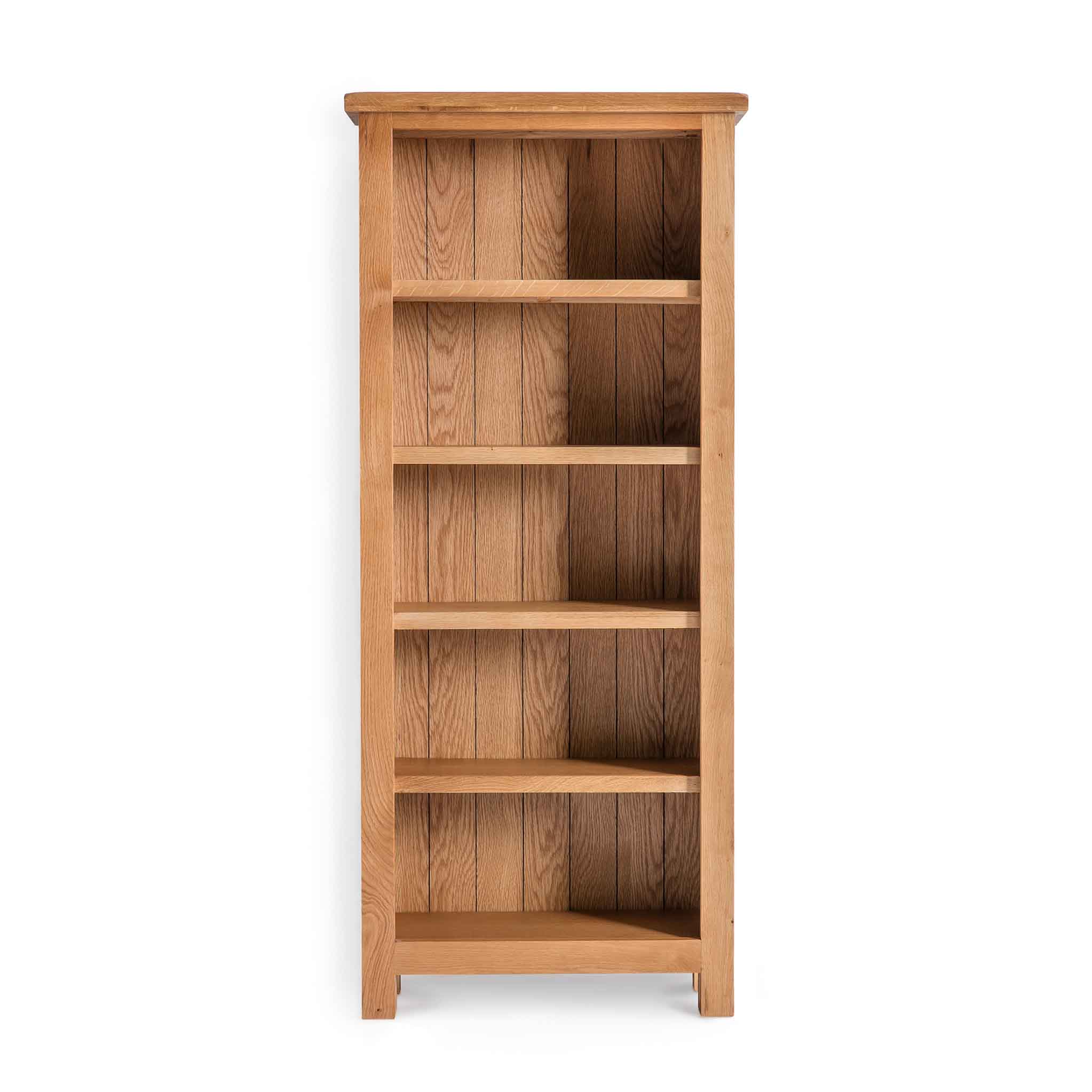 Surrey Oak Slim Bookcase - Image 3
