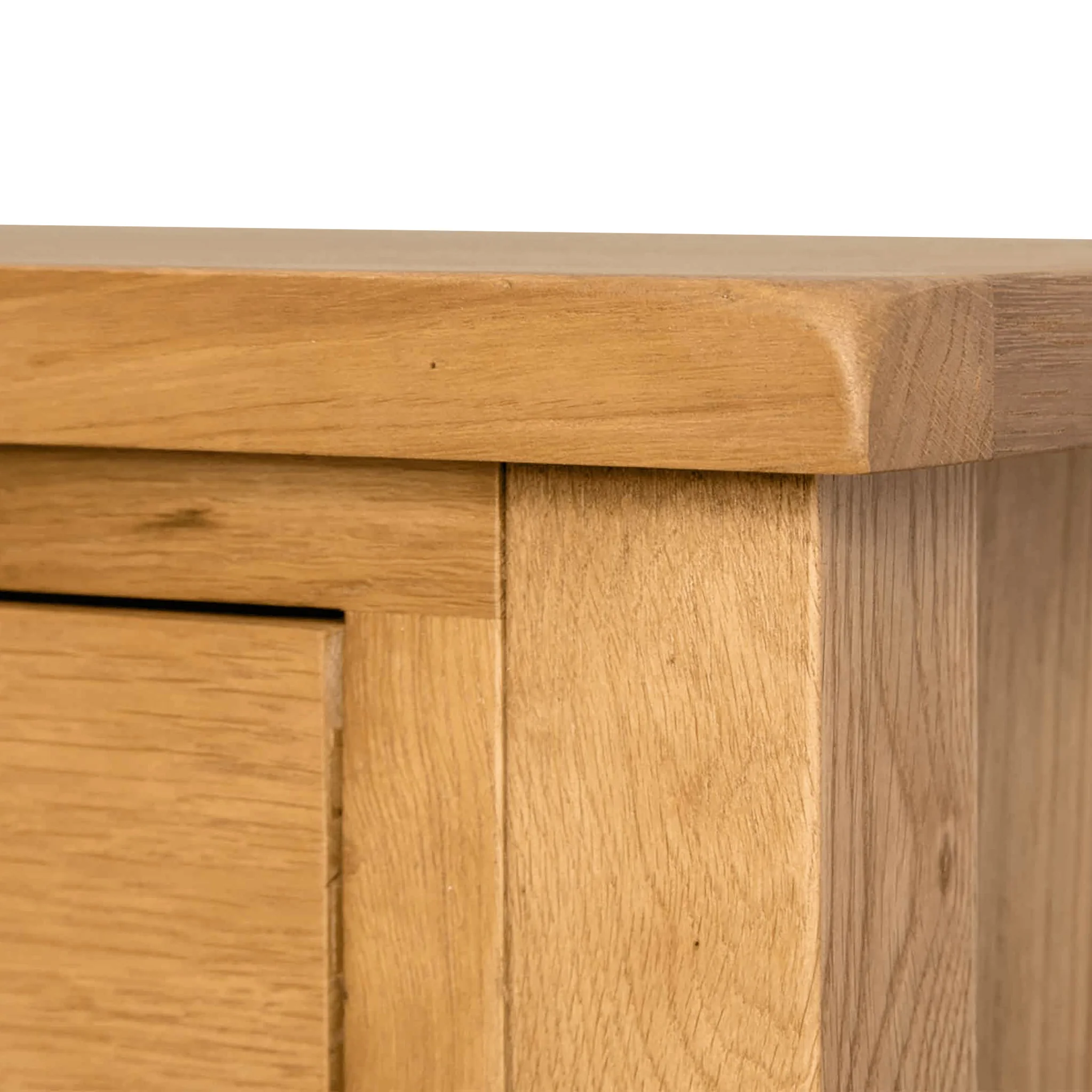 Surrey Oak Slim Bedside Table - Image 10