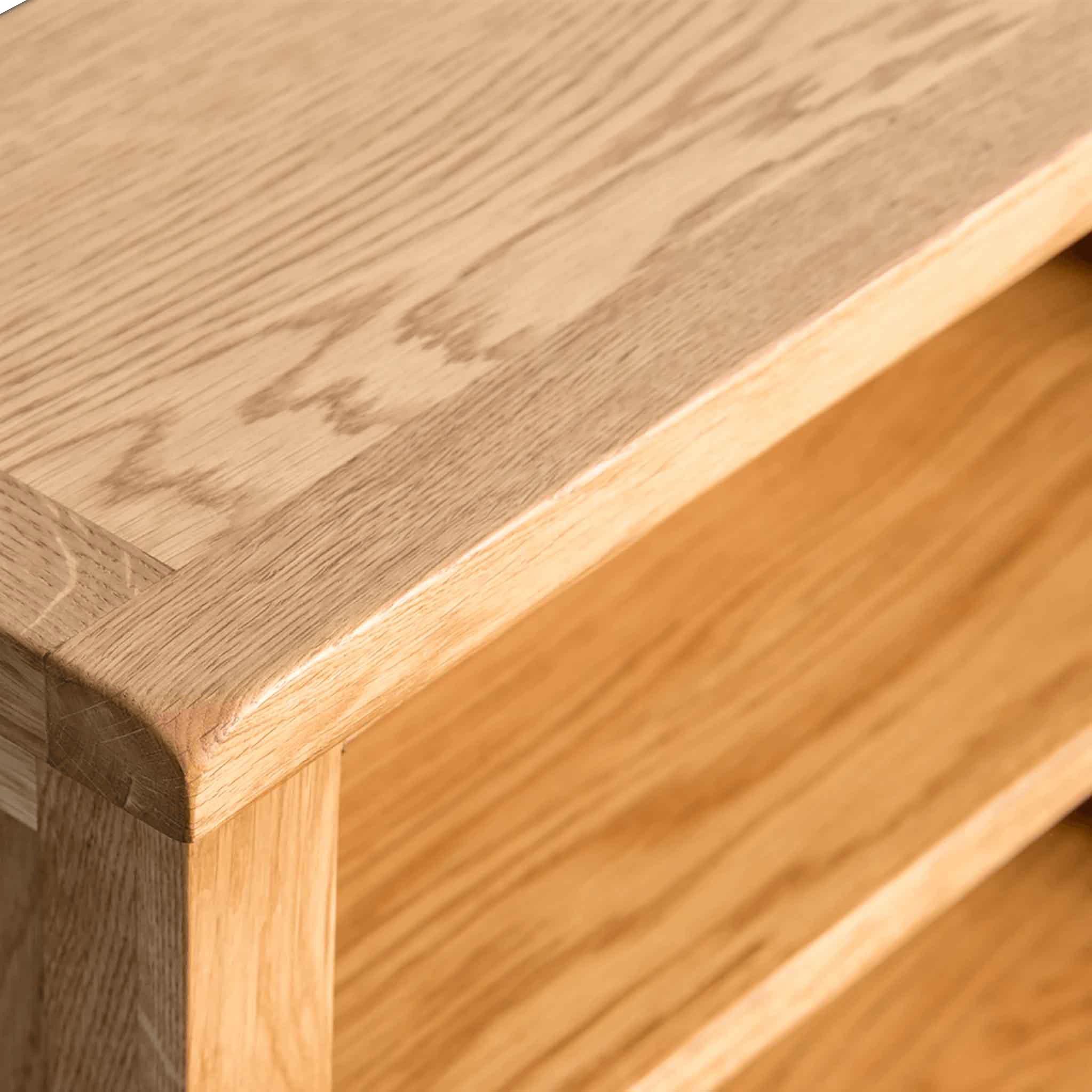 Surrey Oak Small Bookcase - Image 4
