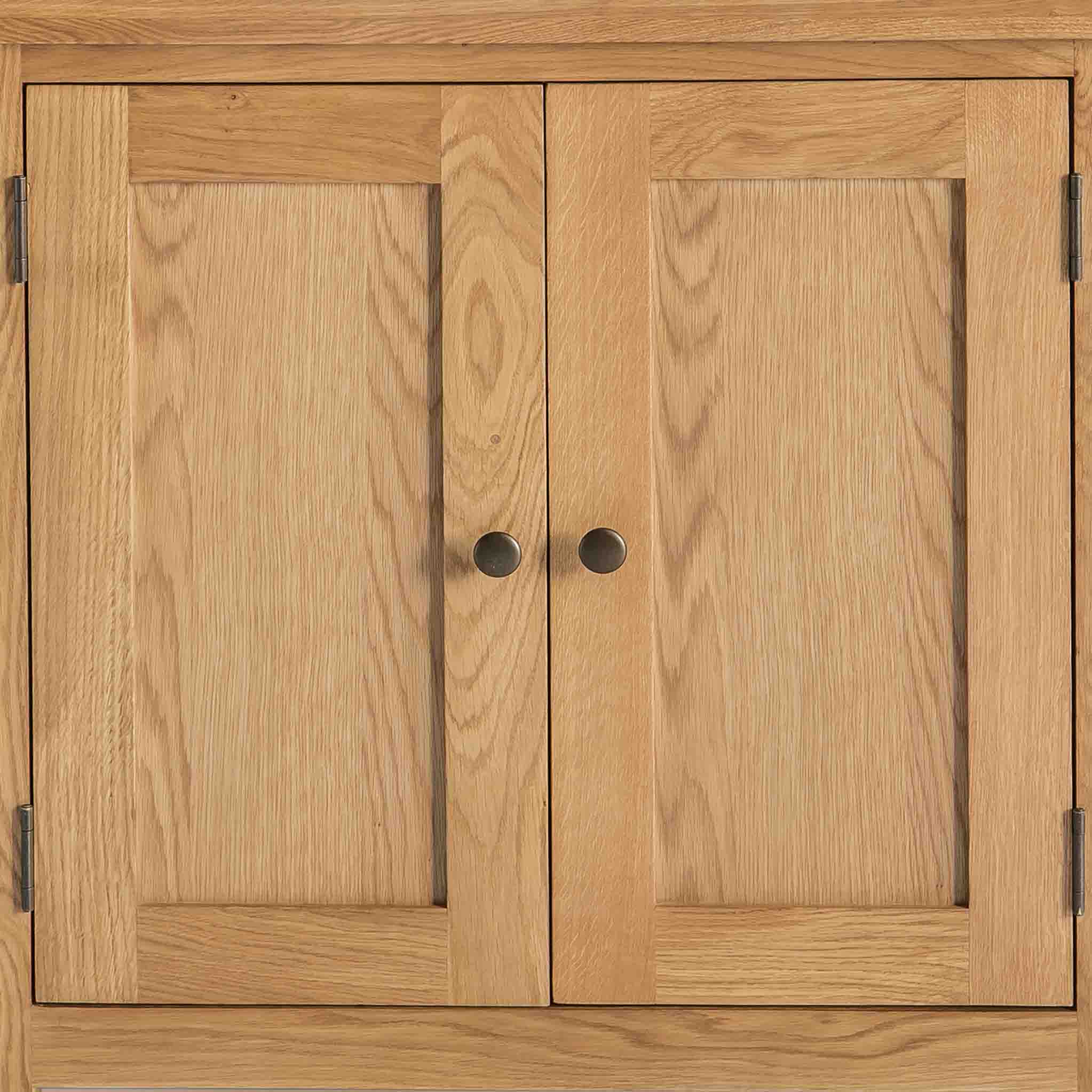 Surrey Oak Small Cupboard - Image 13