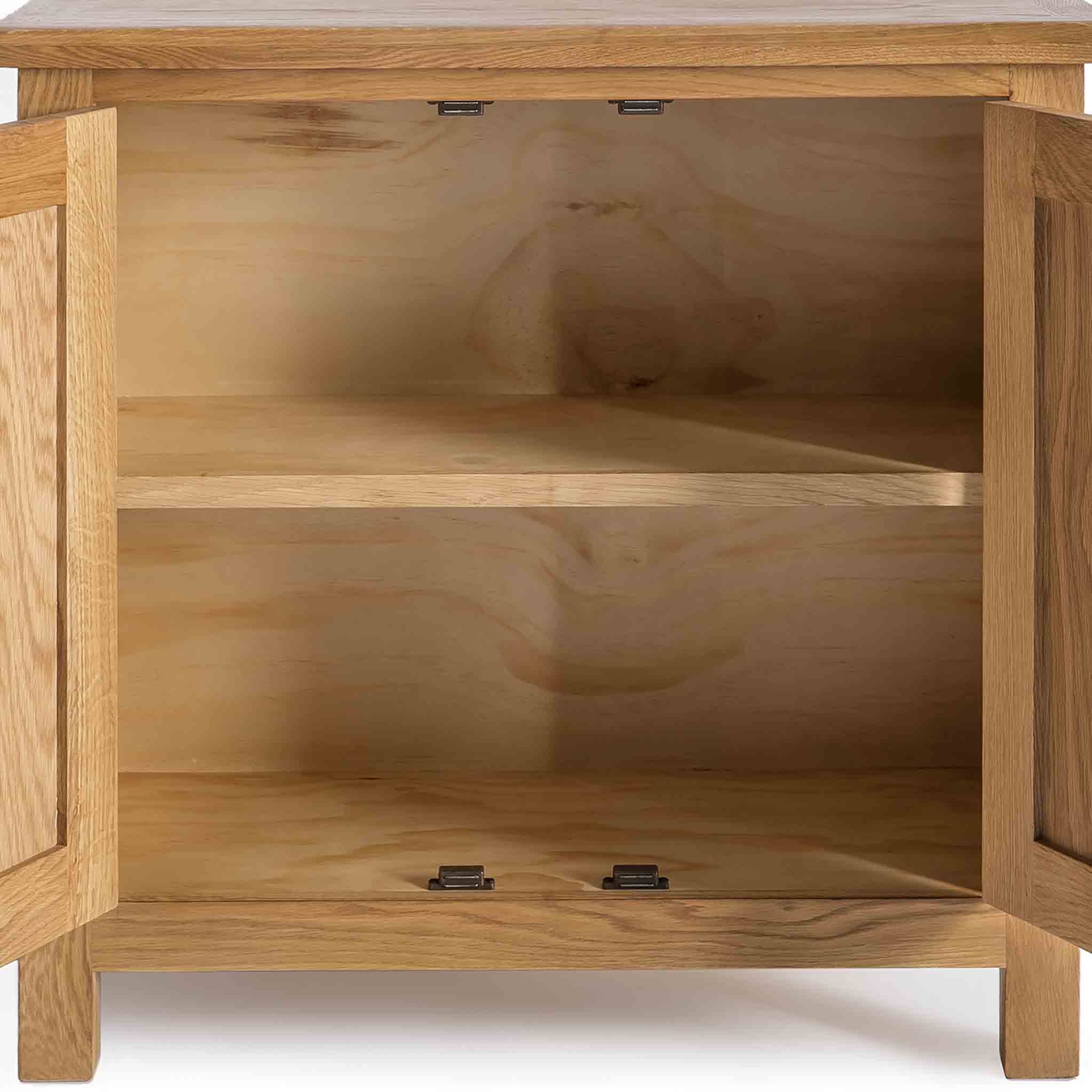 Surrey Oak Small Cupboard - Image 17