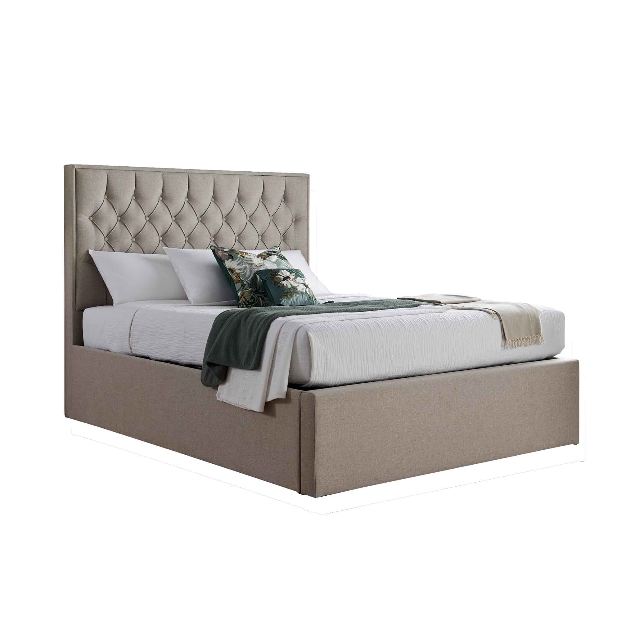 Sutton Upholstered Ottoman Storage Bed Frame - Image 3