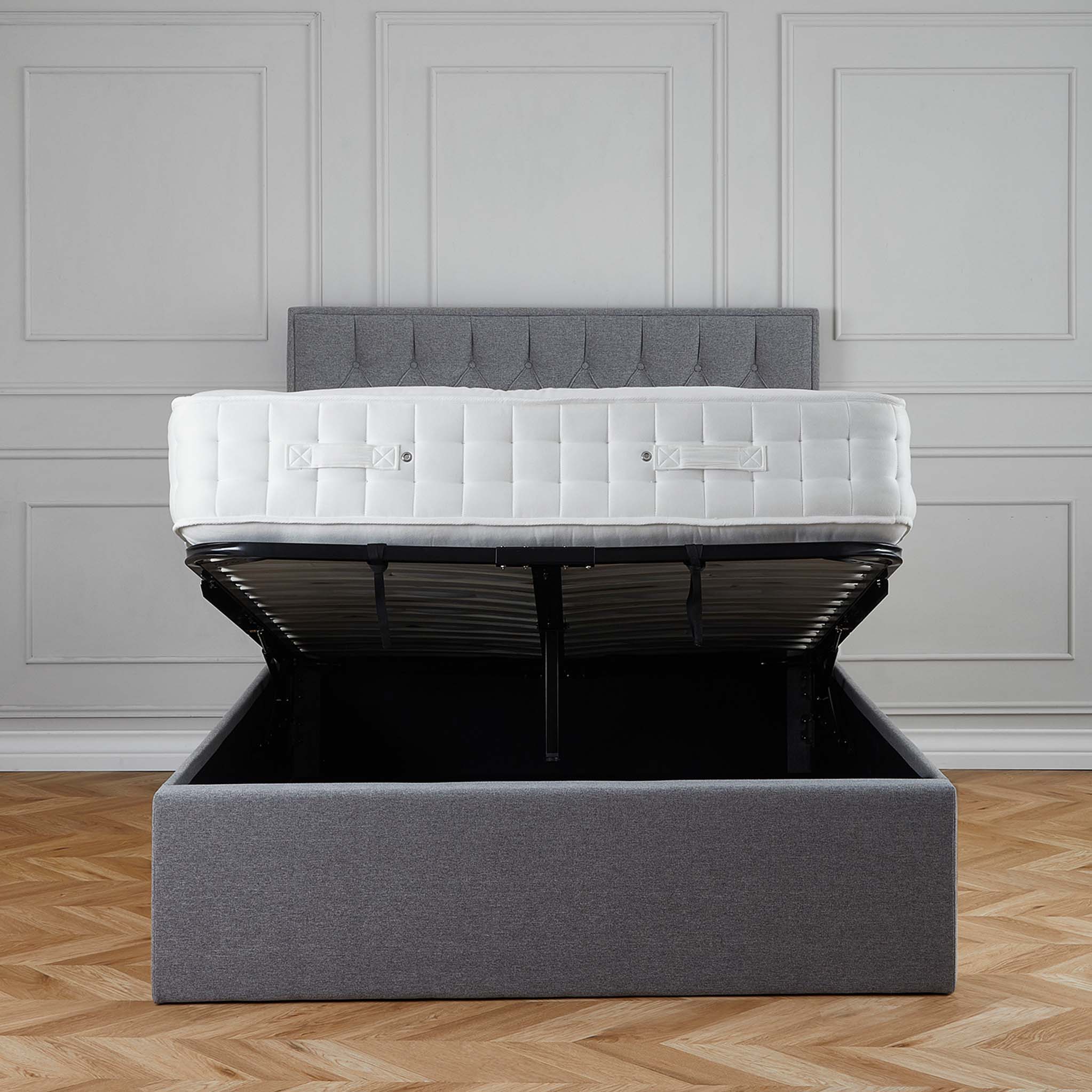 Sutton Upholstered Ottoman Storage Bed Frame - Image 30