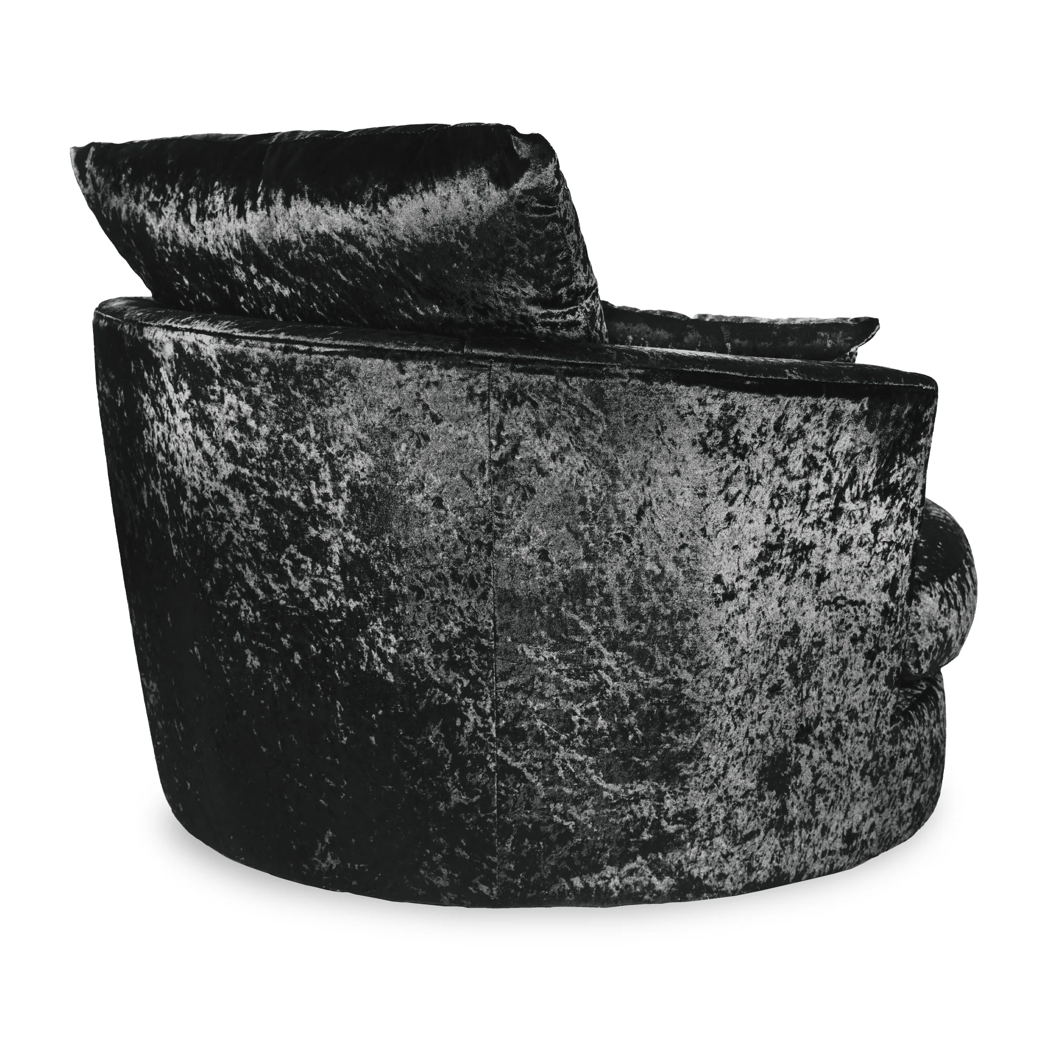 Tamara Crushed Velvet Swivel Chair - Image 11