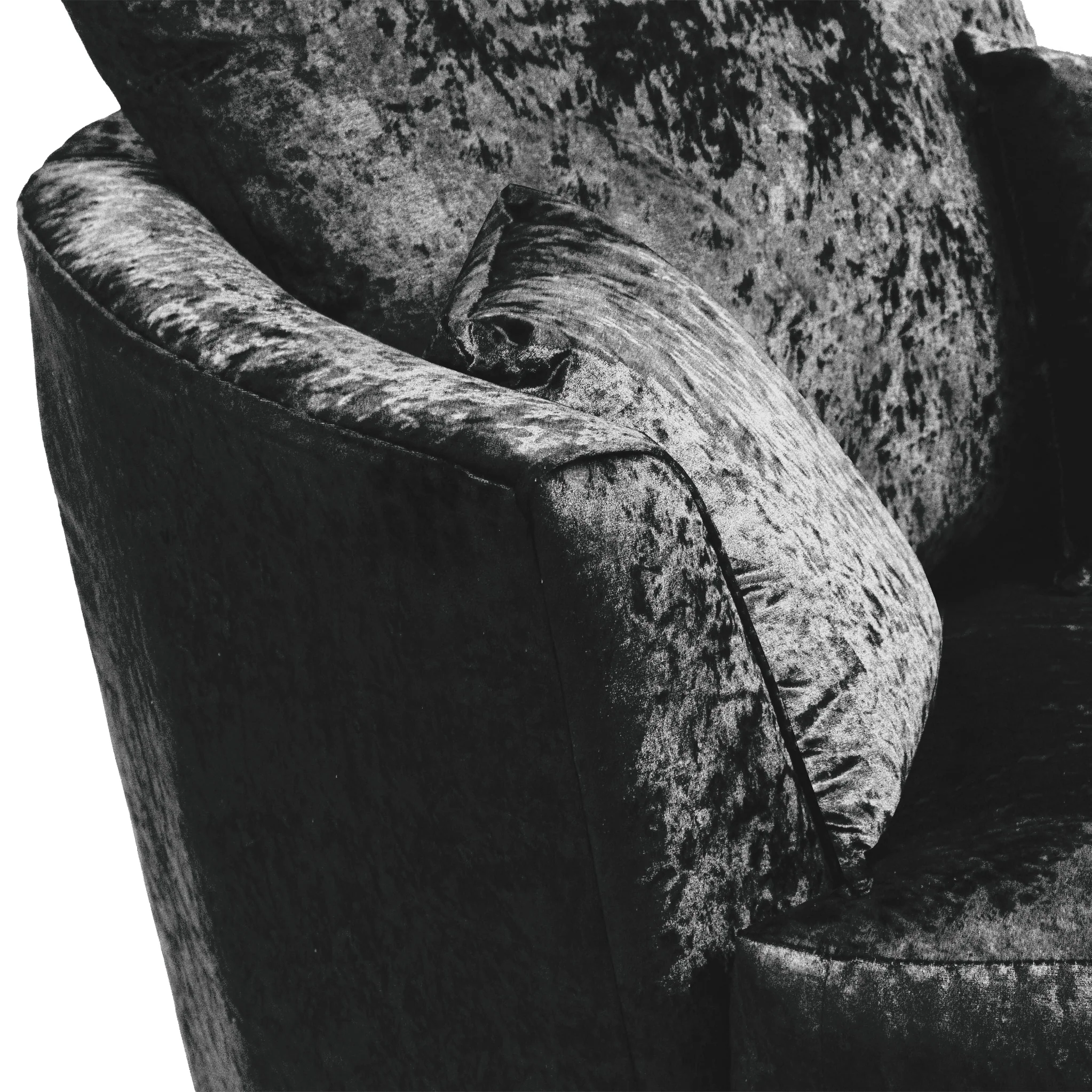 Tamara Crushed Velvet Swivel Chair - Image 13