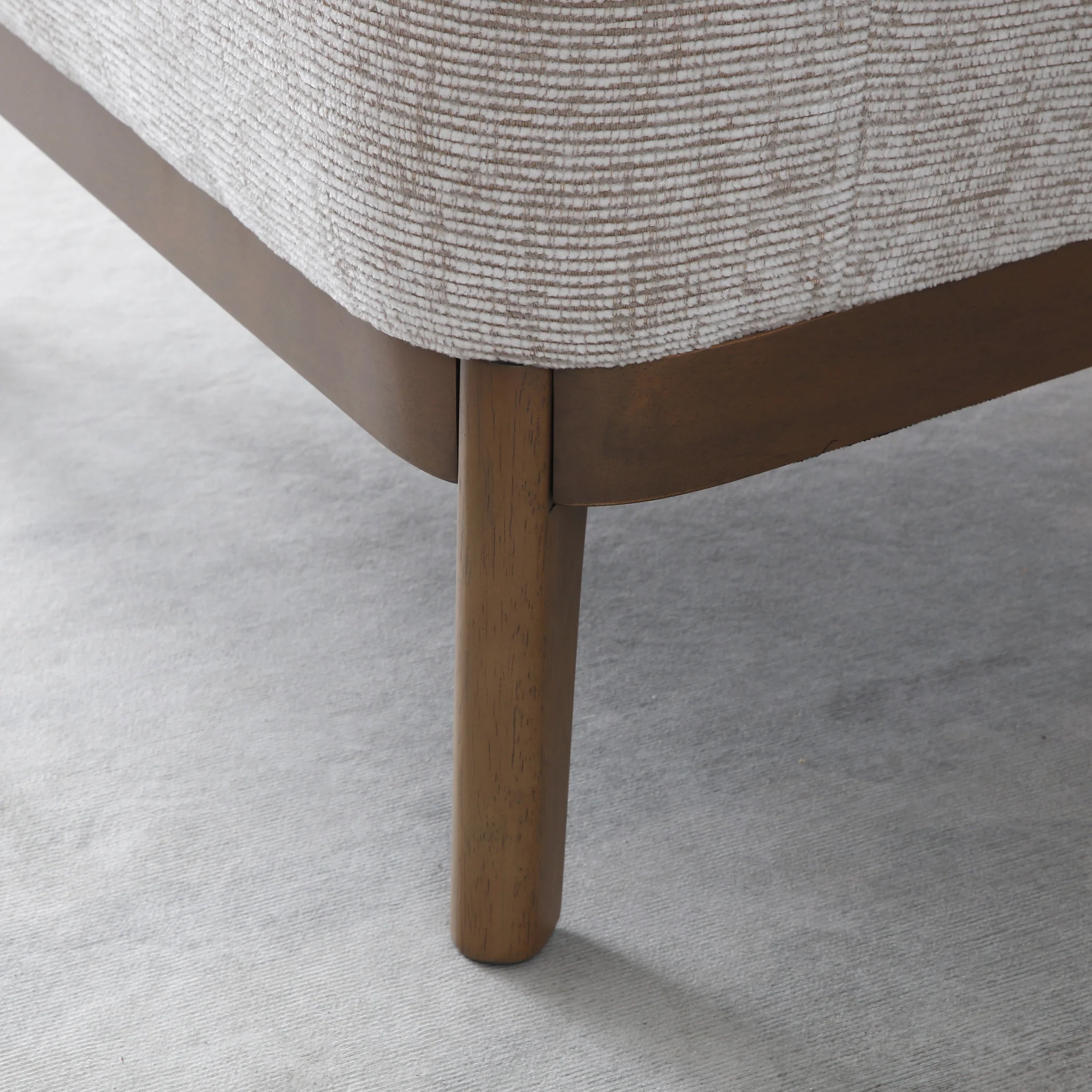 Toira Natural Woven Chenille Chair - Image 8