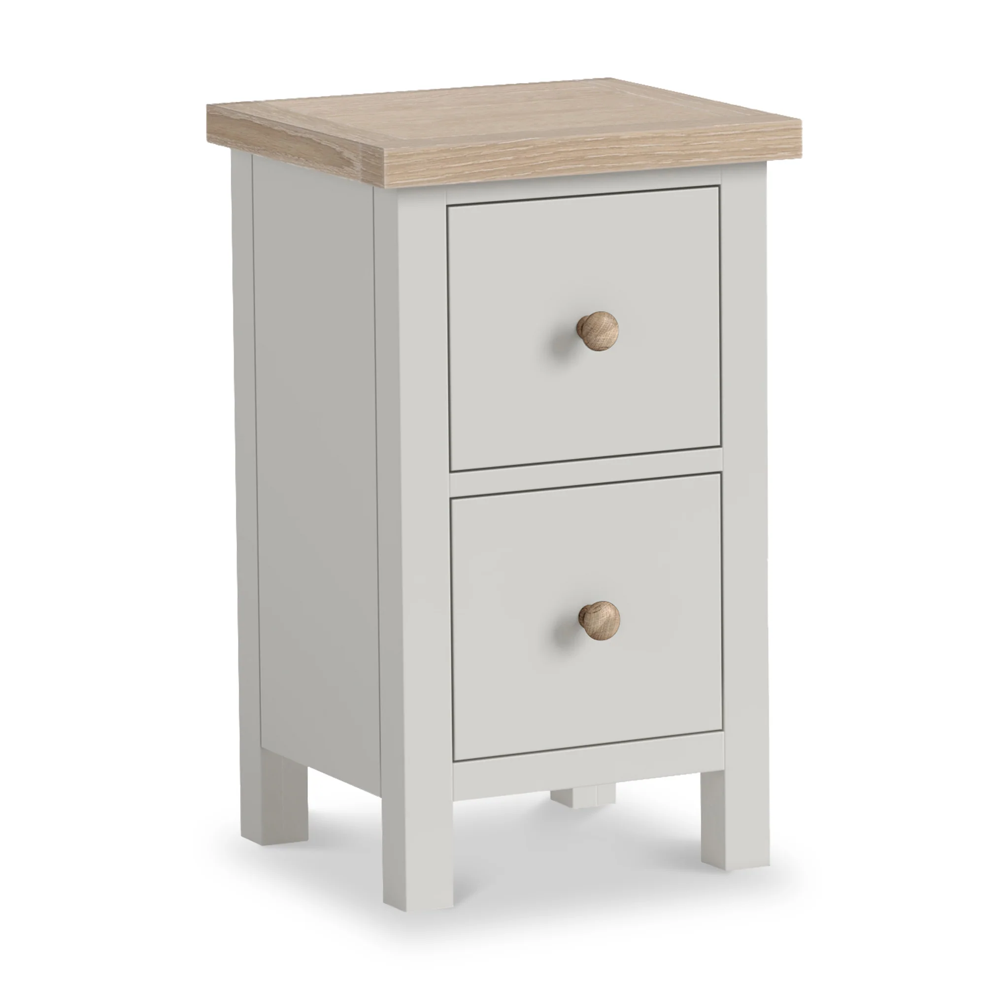 Trelan 2 Drawer Slim Bedside Table - Image 4
