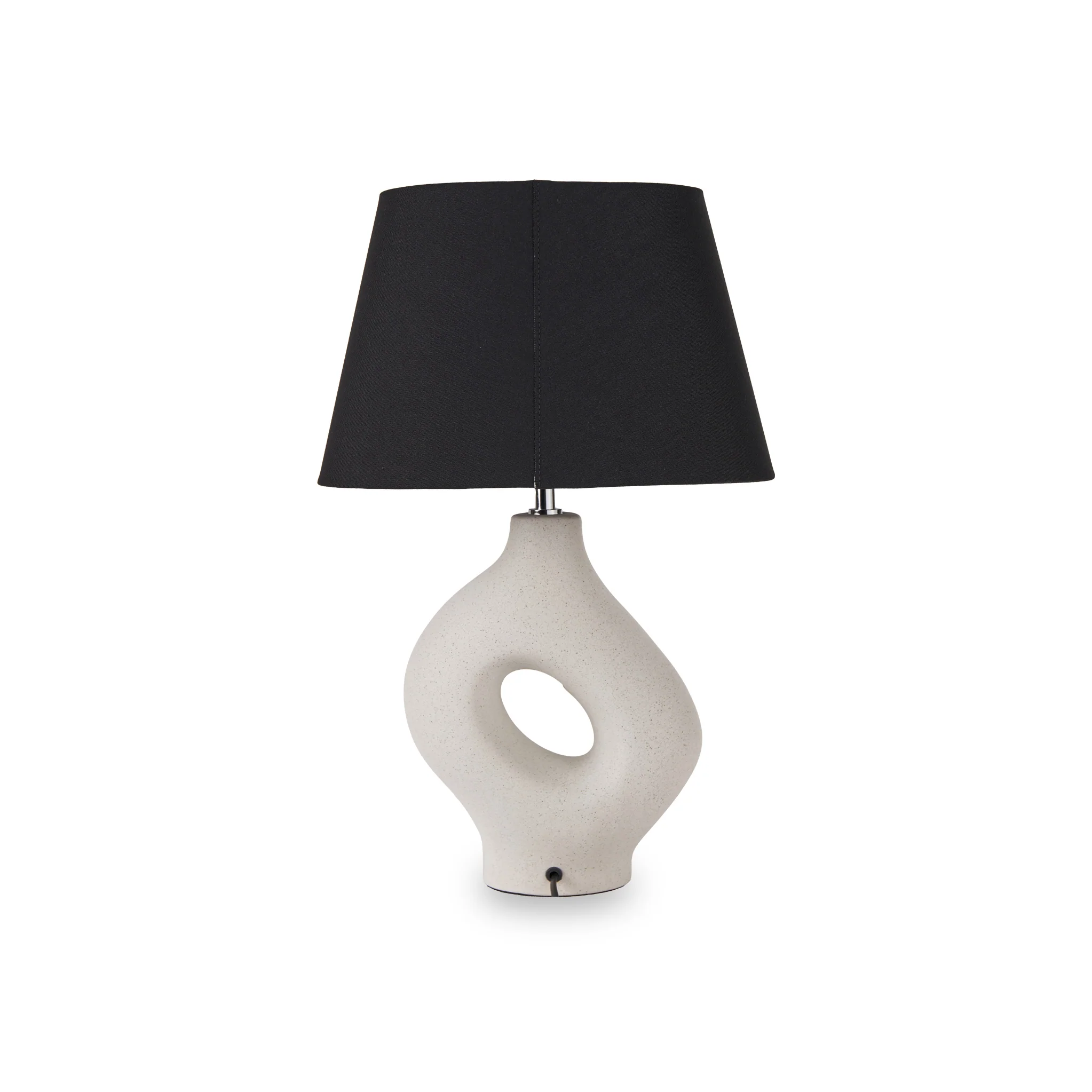 Ulla Monochrome Organic Ceramic Table Lamp - Image 6