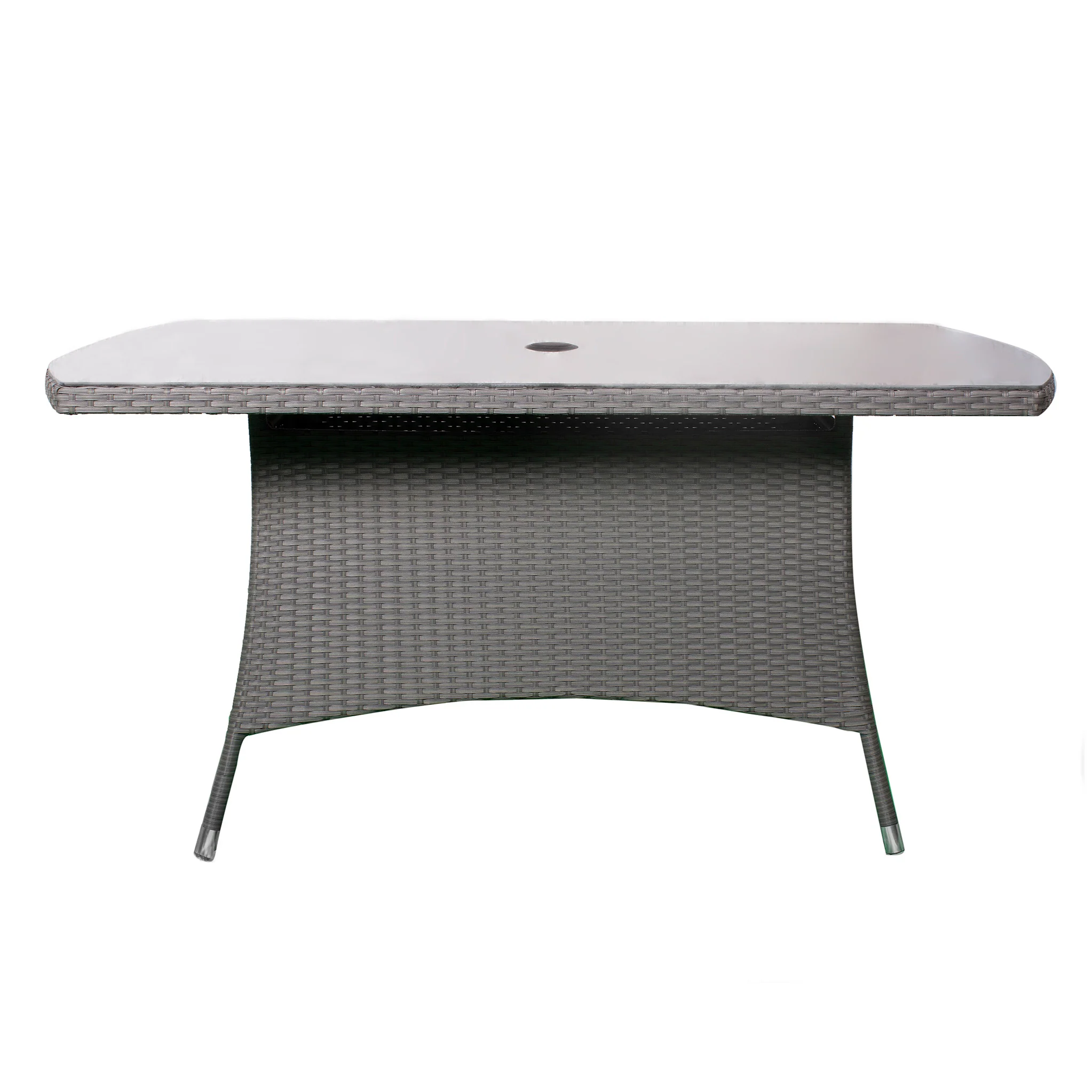 Vada 150cm 6 Seat Rattan Rectangular Dining Set - Image 18