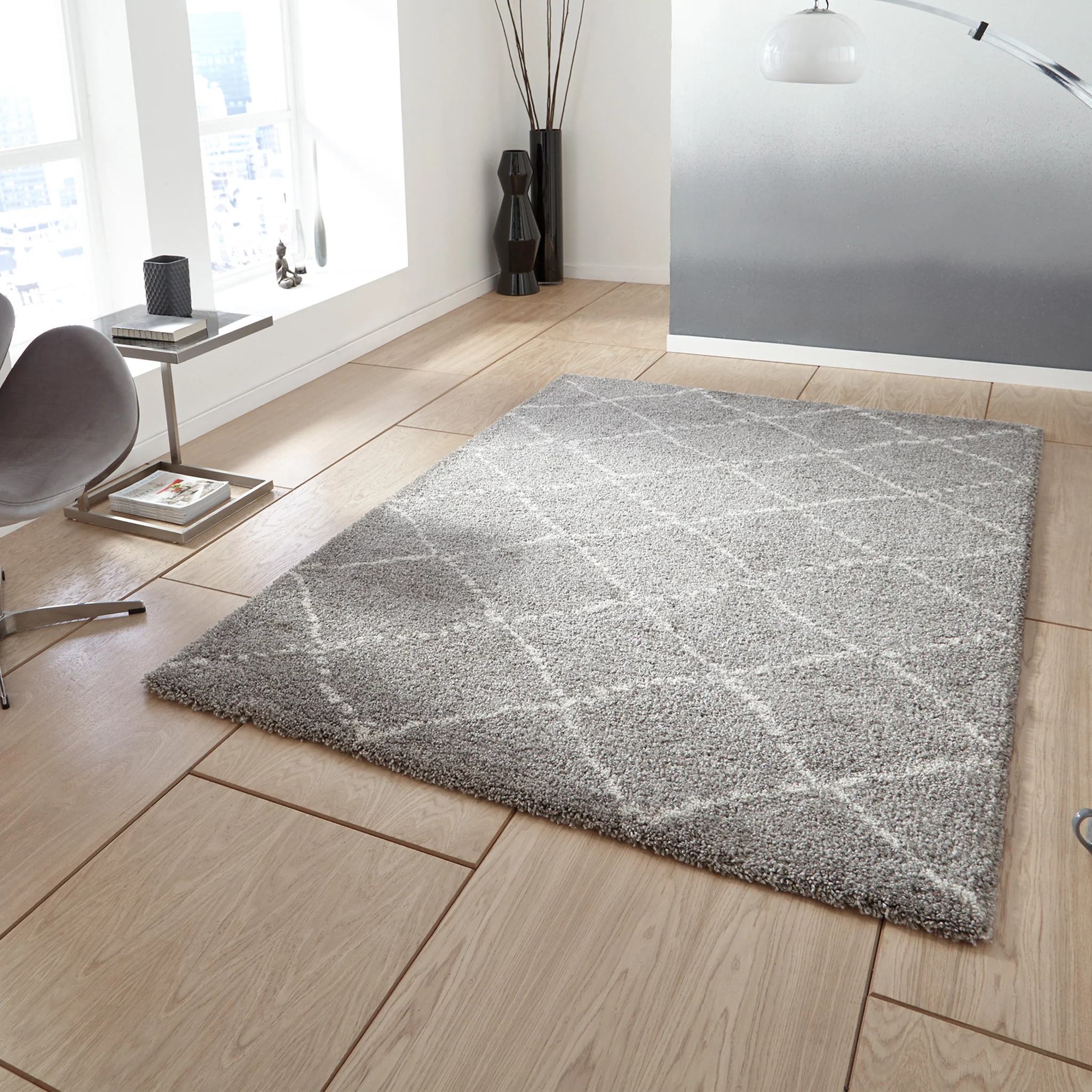 Webster Diamond Two Toned Rug - Image 16