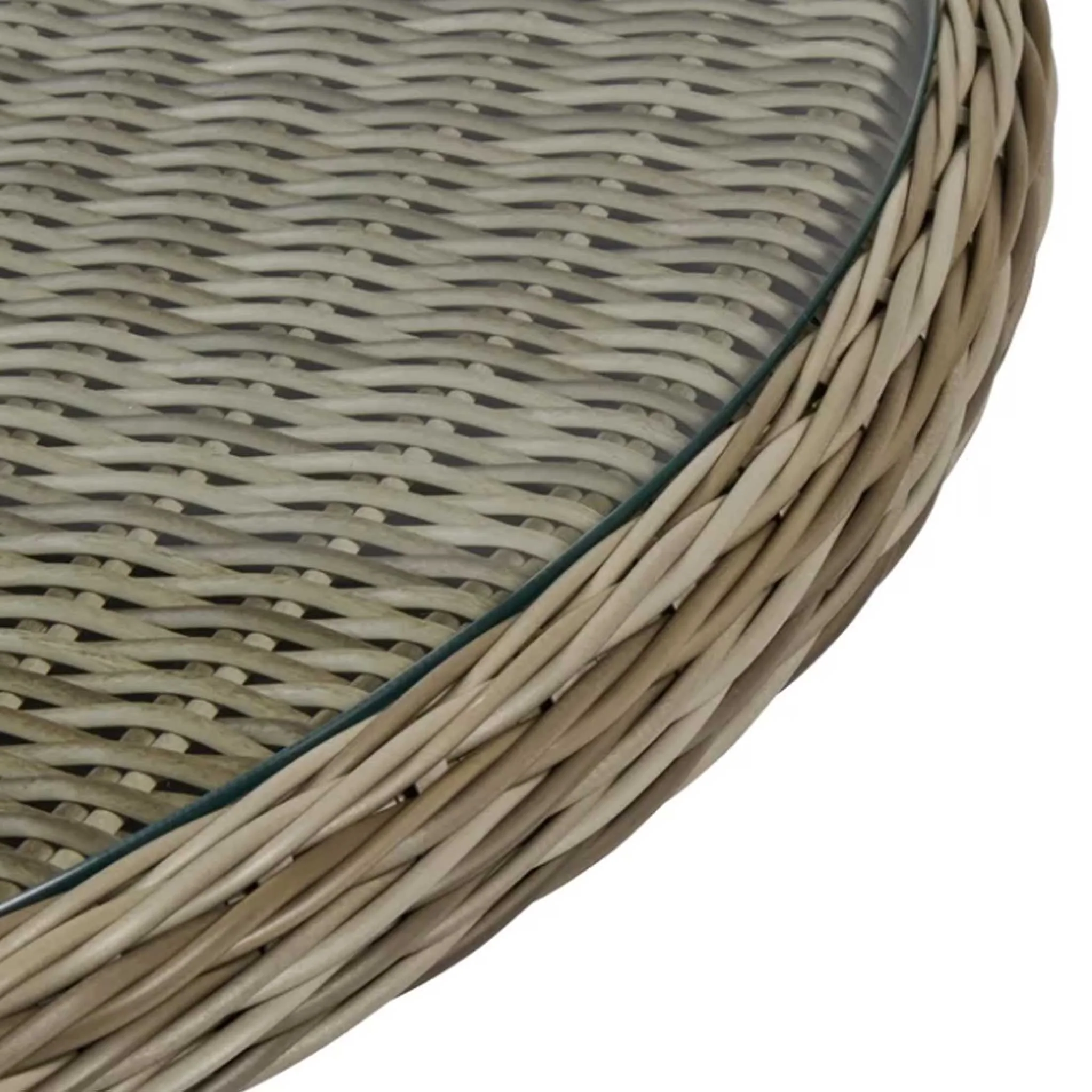 Wentworth 6 Seat 200cm Ellipse Deluxe Rattan Dining Set - Image 6