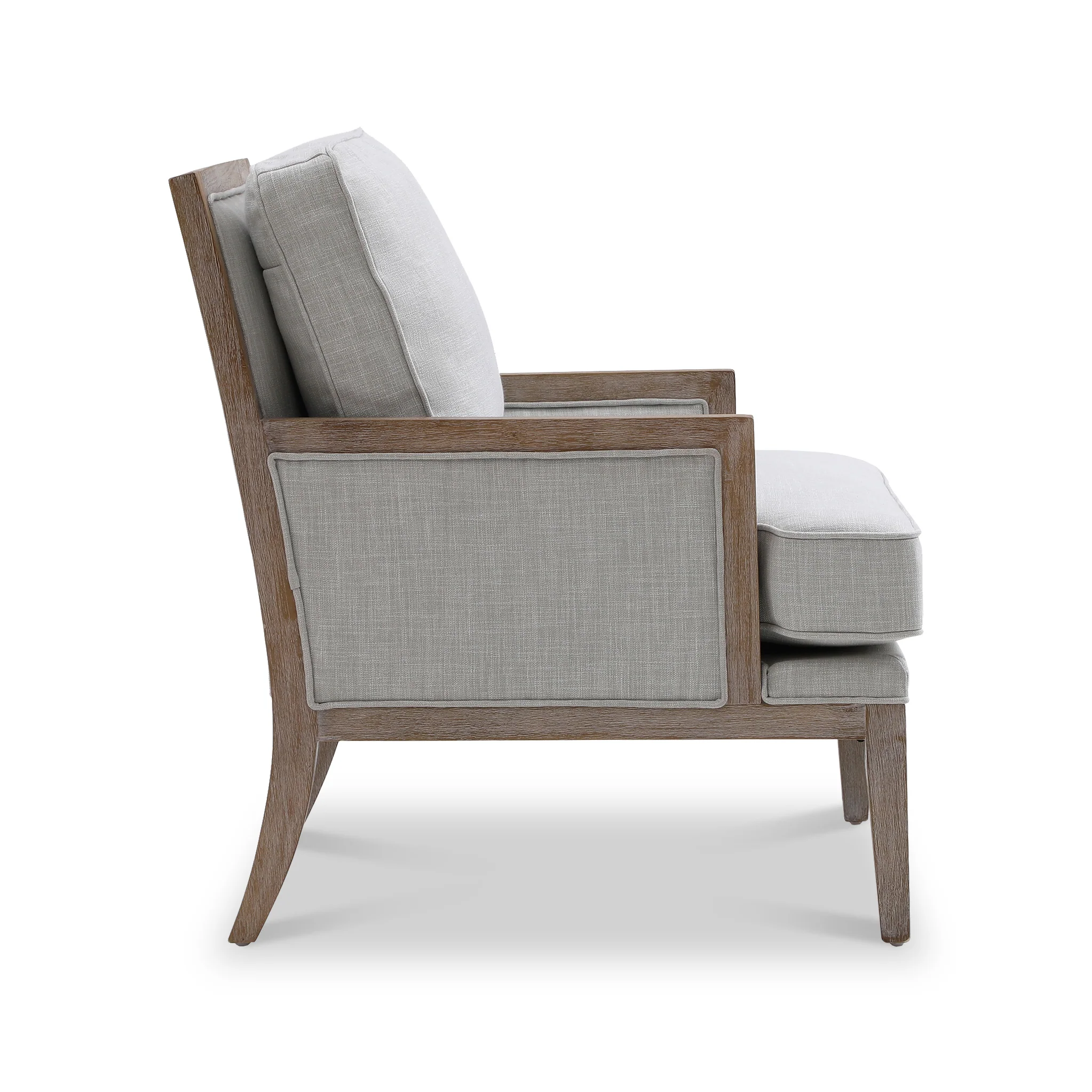 Winchester Textured Linen Accent Chair - Image 6