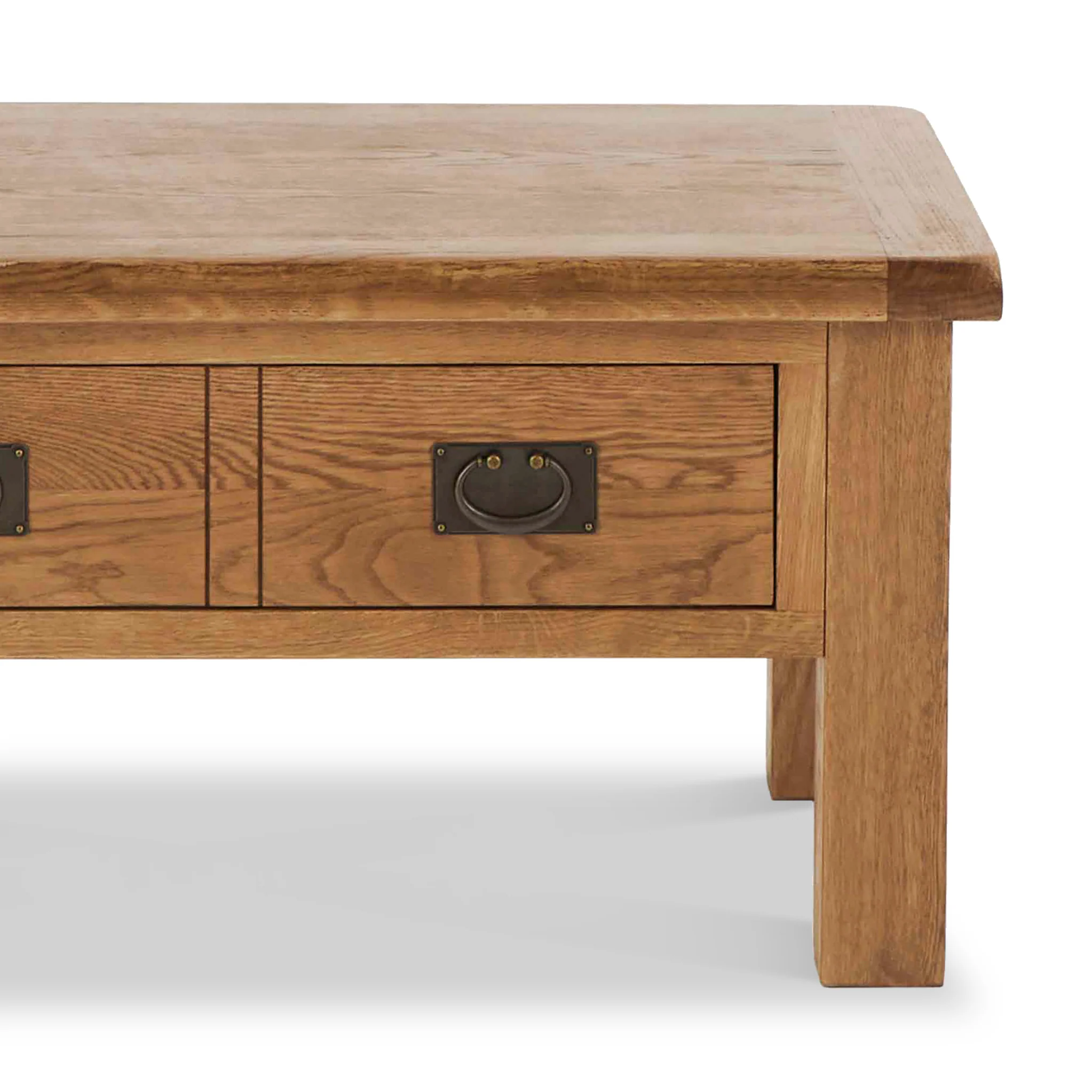Zelah Oak Coffee Table with Drawer - Image 4