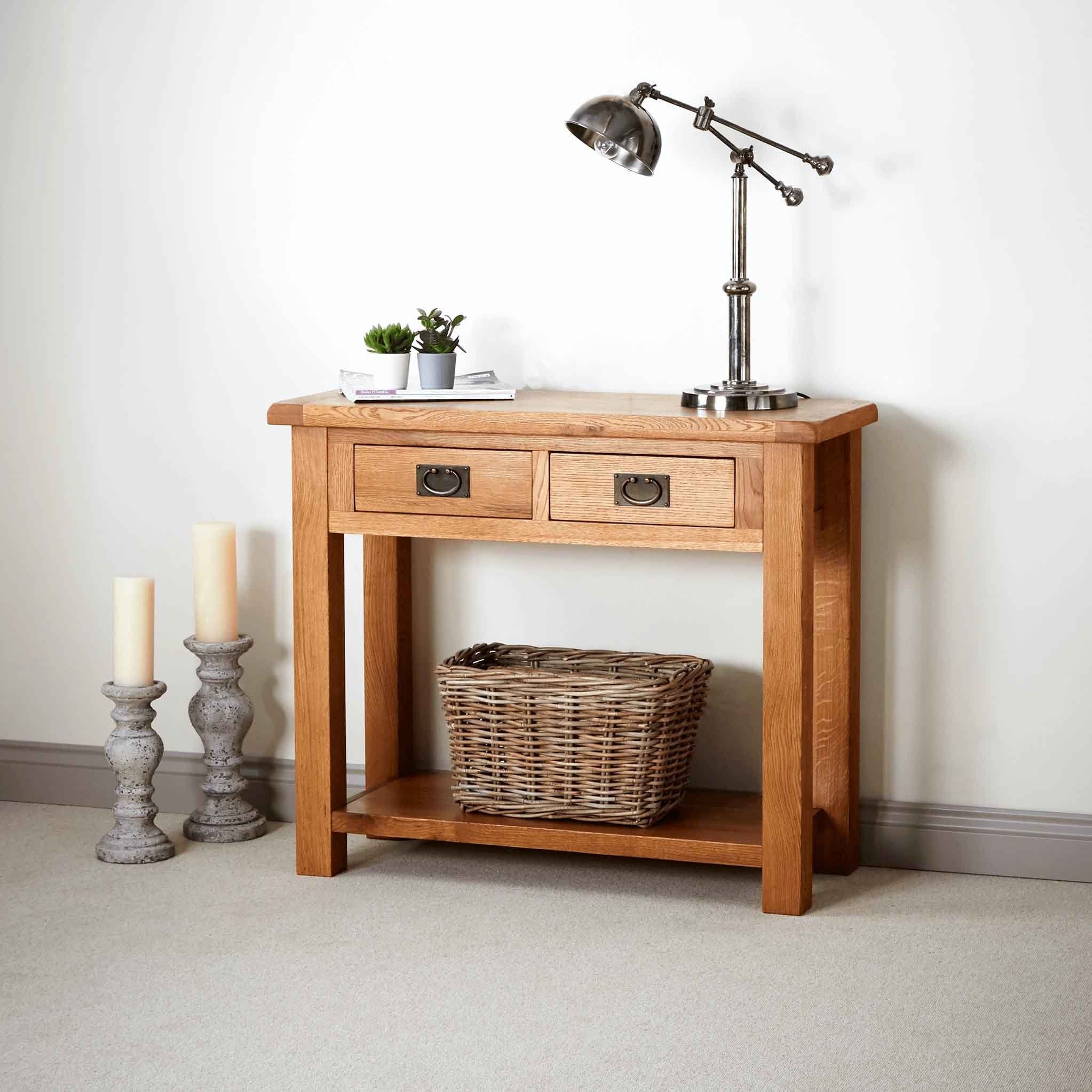 Zelah Oak Console Table - Image 16