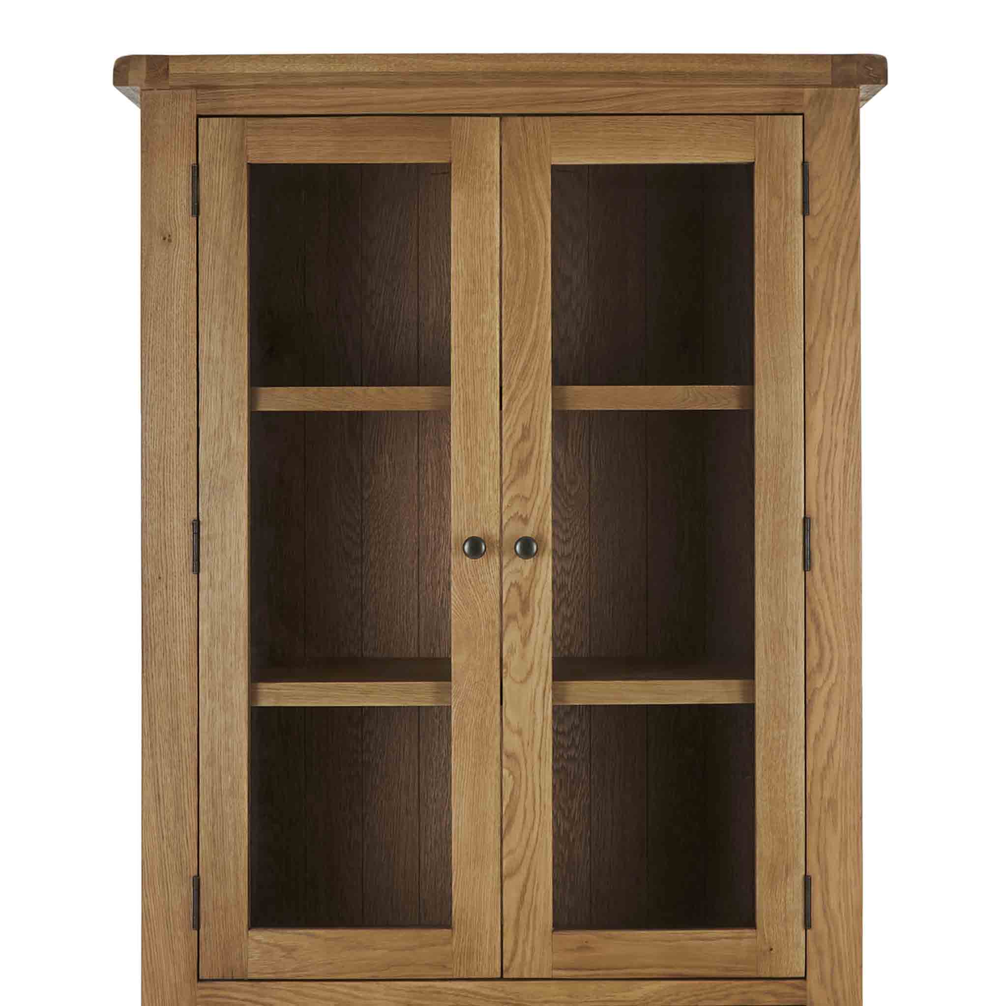 Zelah Oak Display Cabinet - Image 10