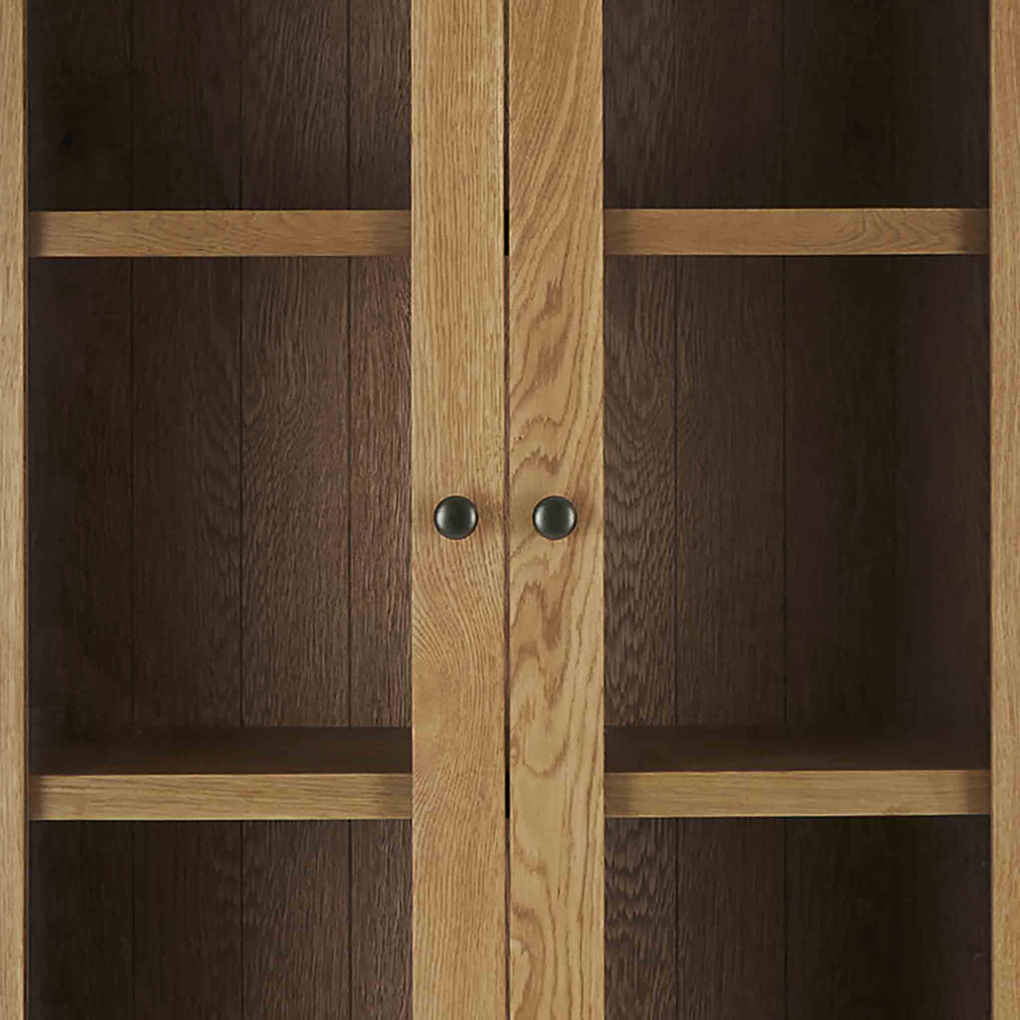 Zelah Oak Display Cabinet - Image 11