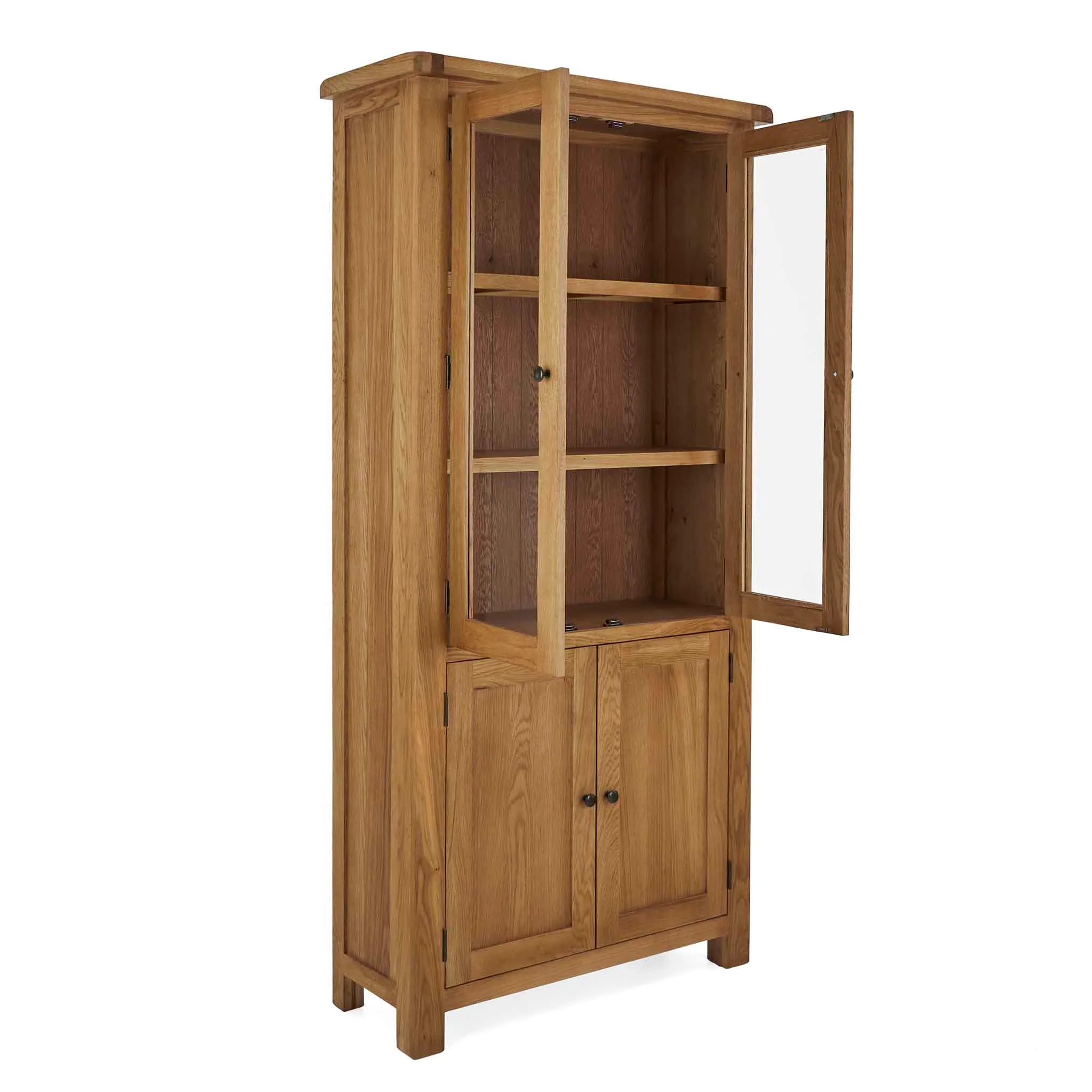 Zelah Oak Display Cabinet - Image 3