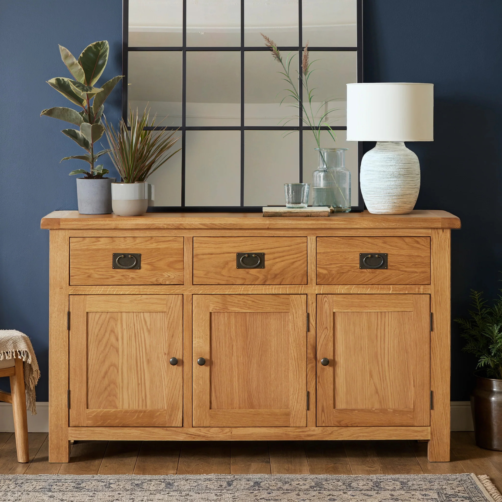 Zelah Oak Large Sideboard - Image 2