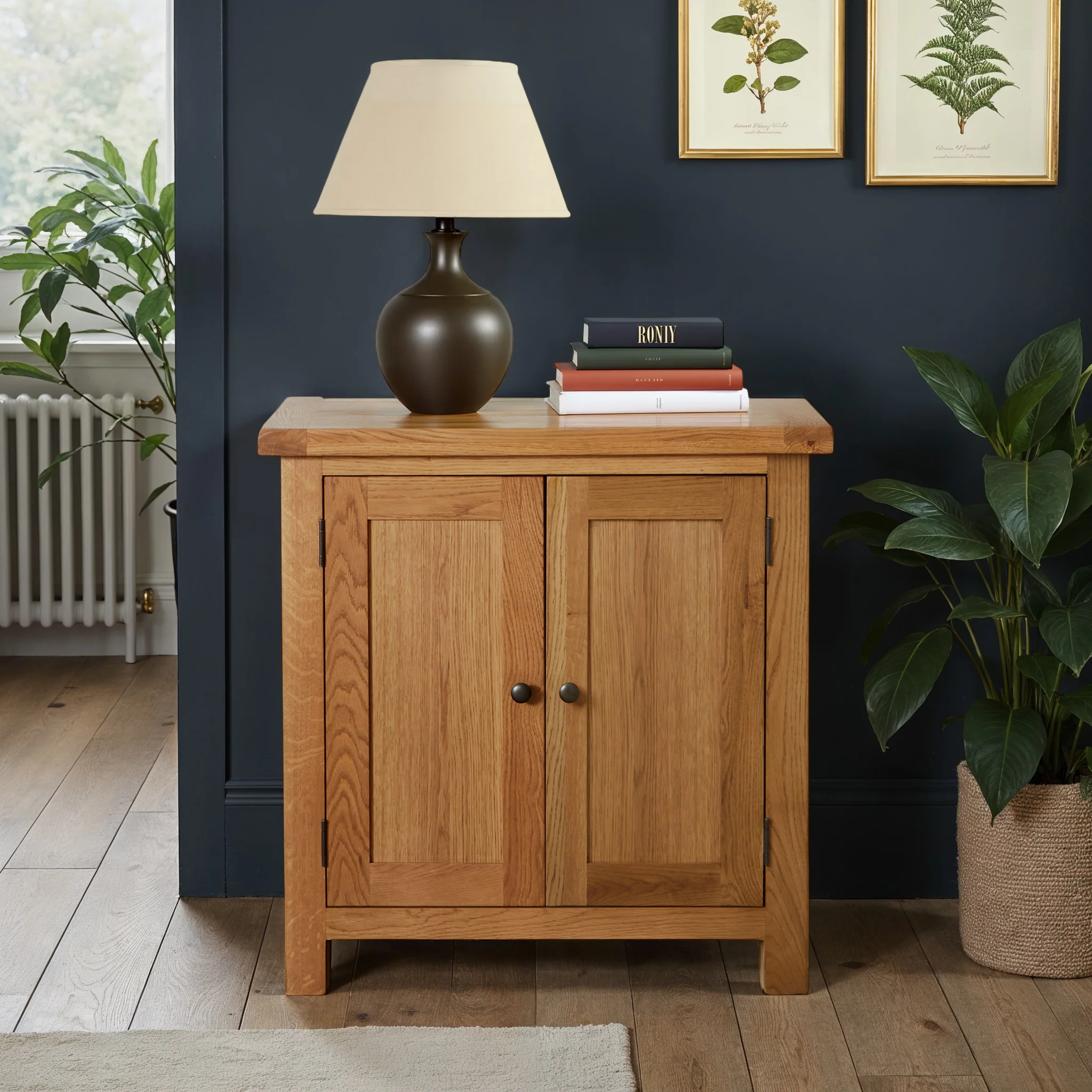 Zelah Oak Mini Cupboard - Image 2
