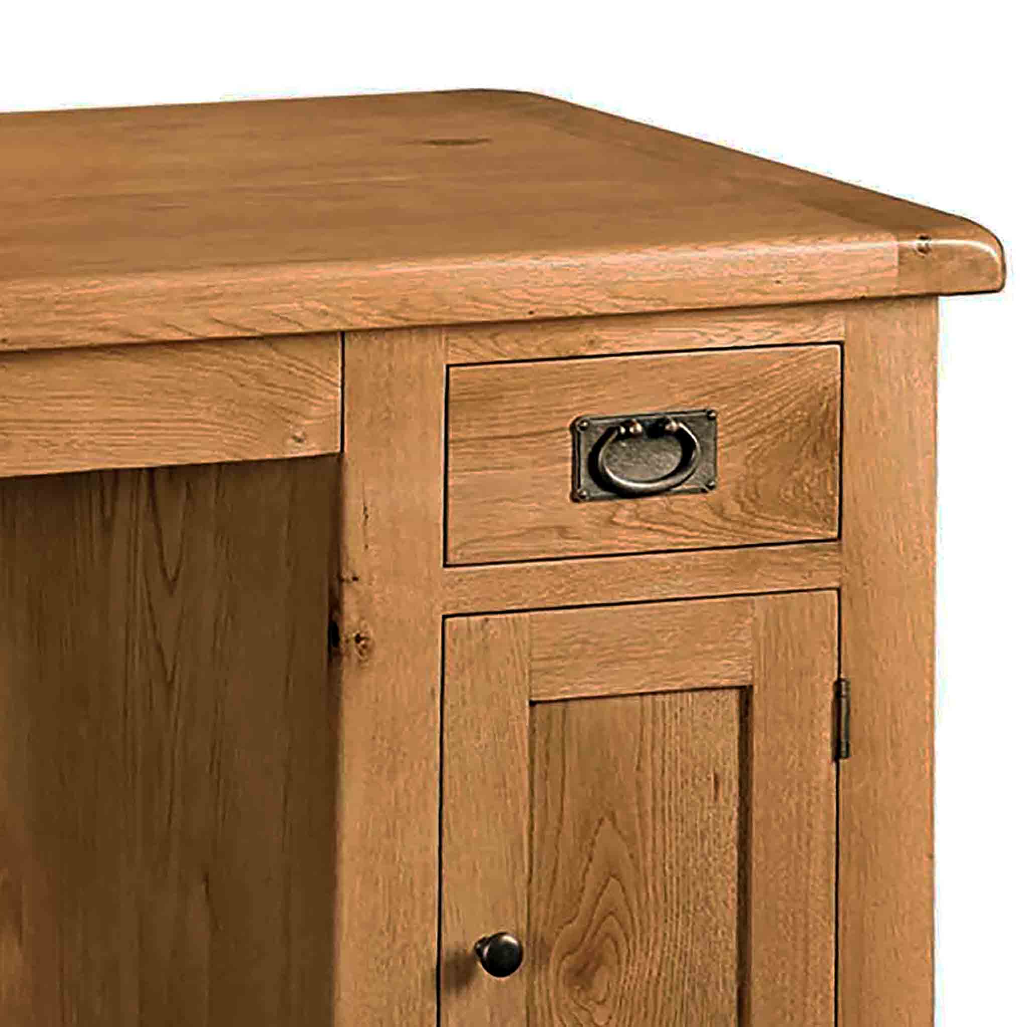 Zelah Oak Small Computer Desk - Image 5