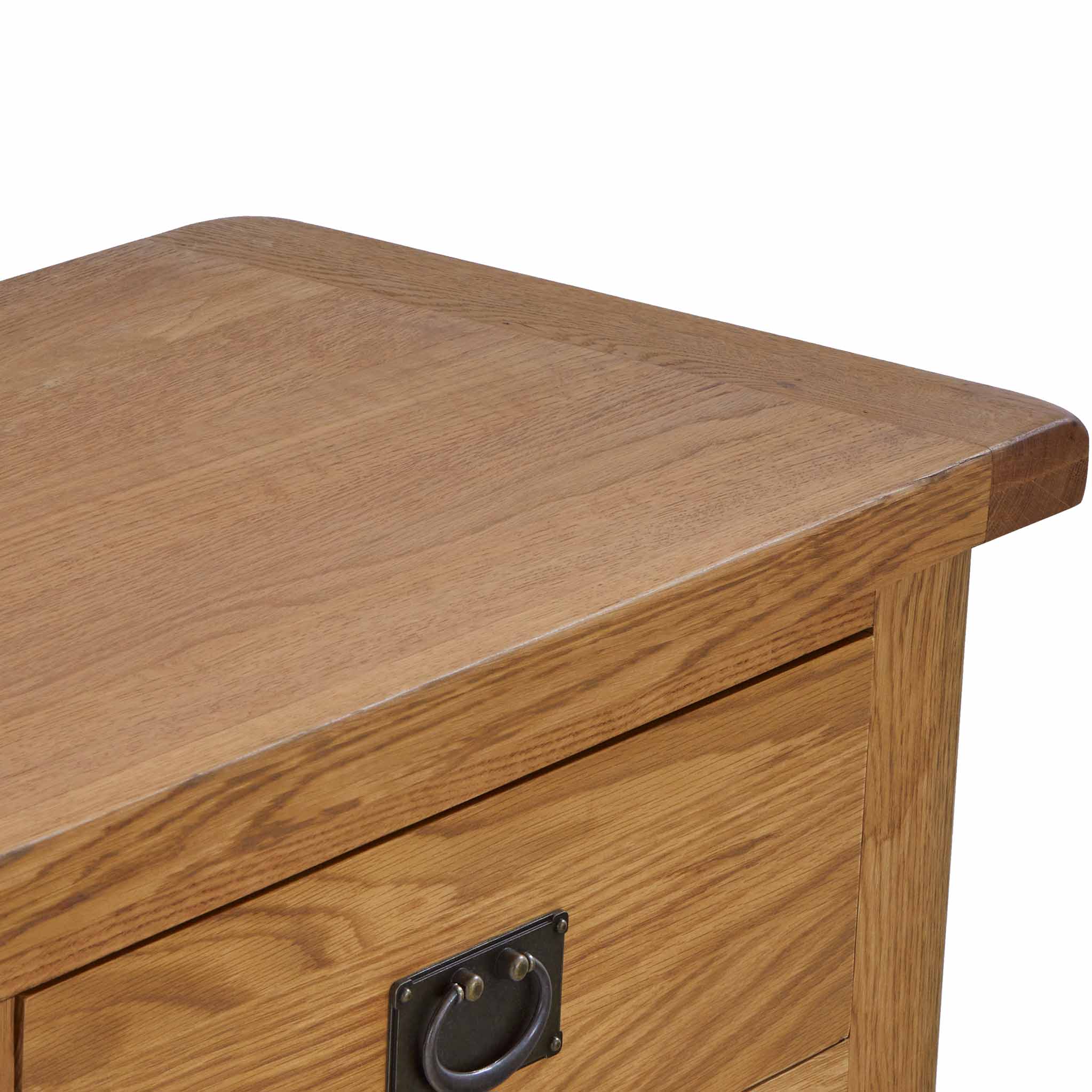 Zelah Oak Small Sideboard with Baskets - Image 6